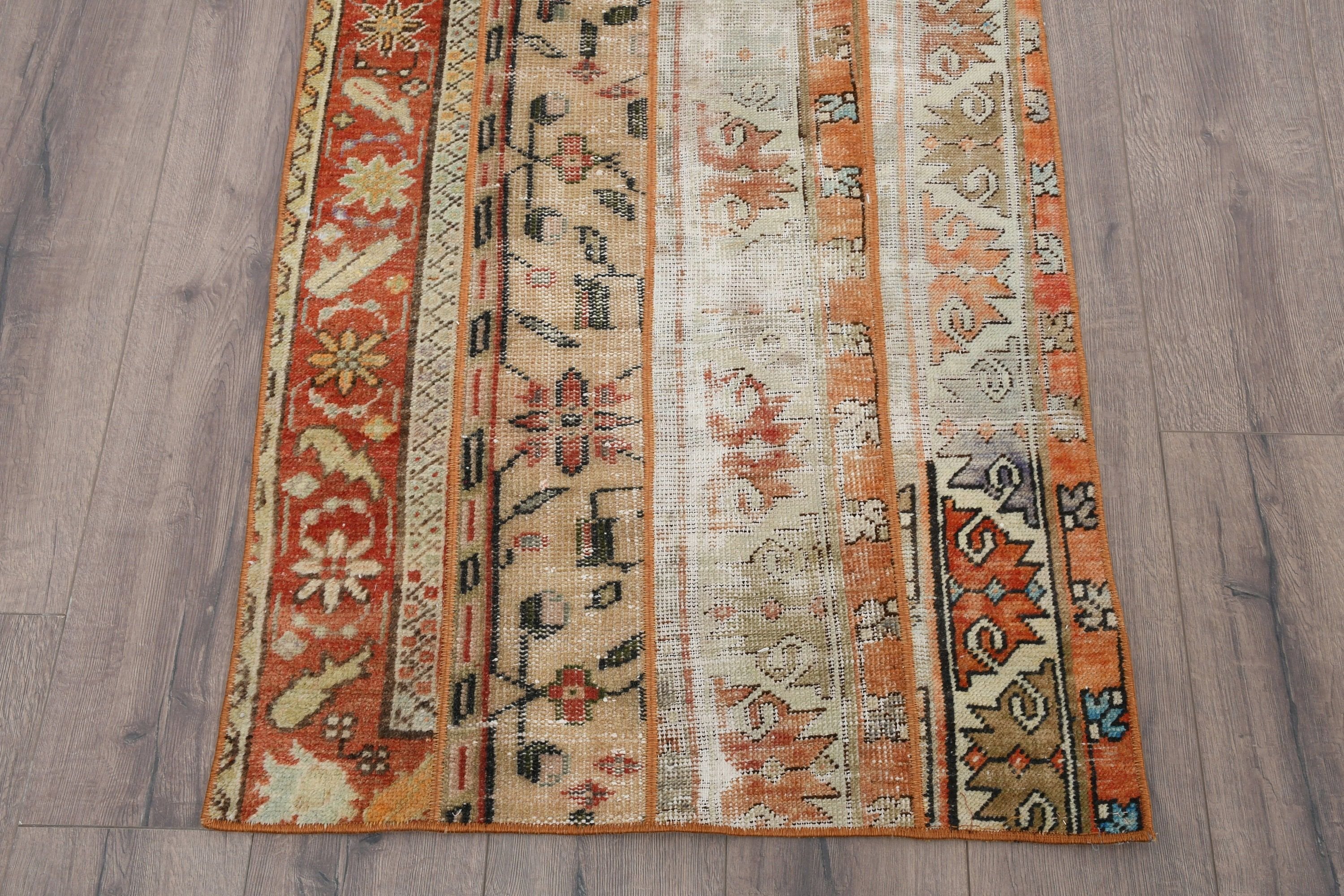 Wedding Rugs, 2.5x5.9 ft Small Rugs, Turkish Rug, Home Decor Rugs, Vintage Rug, Wall Hanging Rug, Entry Rug, Beige Wool Rug