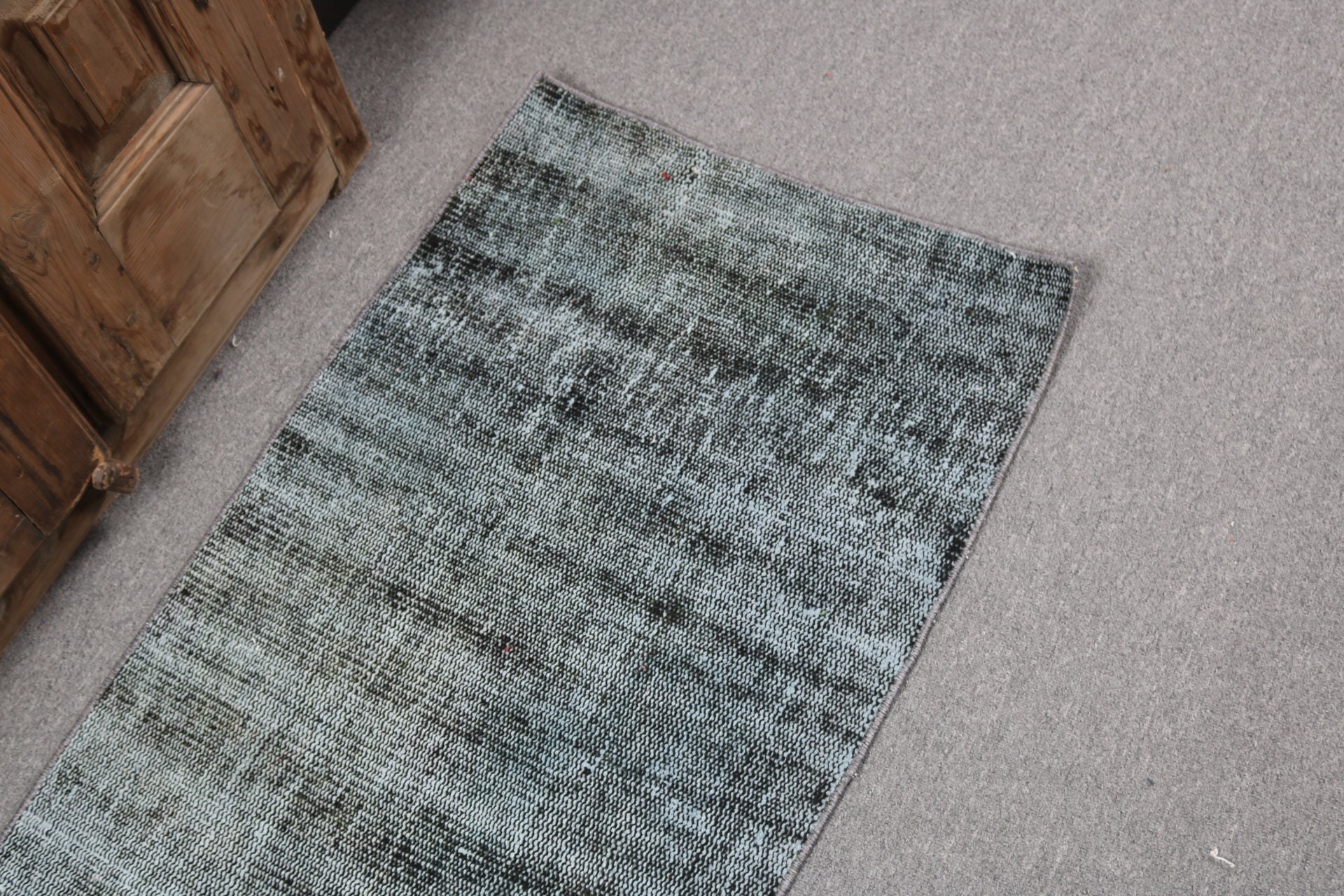 Gray Oriental Rug, Vintage Rugs, Boho Rugs, Wall Hanging Rugs, Wool Rug, Car Mat Rugs, 1.9x3.9 ft Small Rugs, Home Decor Rug, Turkish Rugs