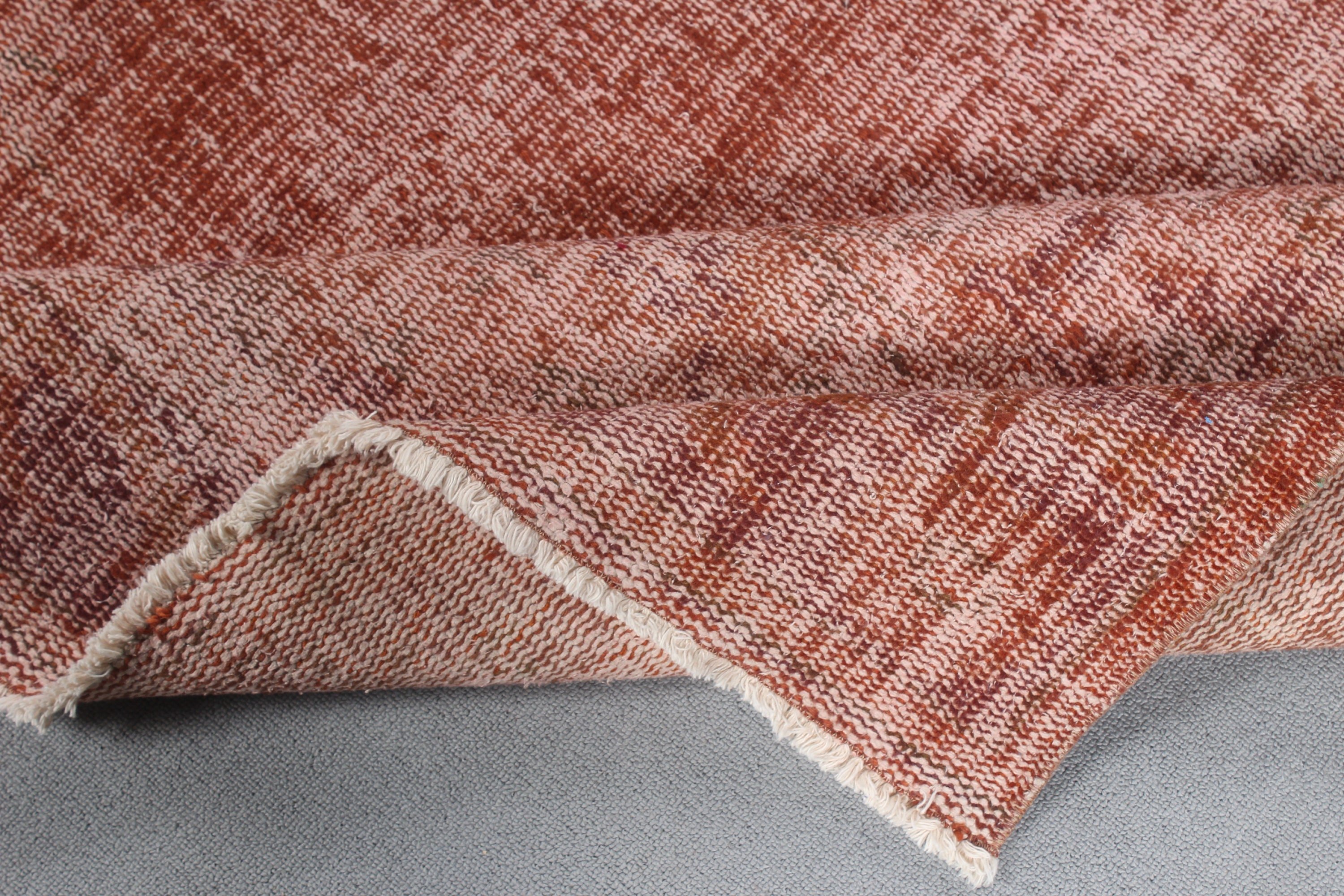 Pink Neutral Rug, Turkish Rug, 5.7x8.9 ft Large Rugs, Vintage Rug, Large Oushak Rugs, Large Boho Rugs, Modern Rugs, Flatweave Rugs