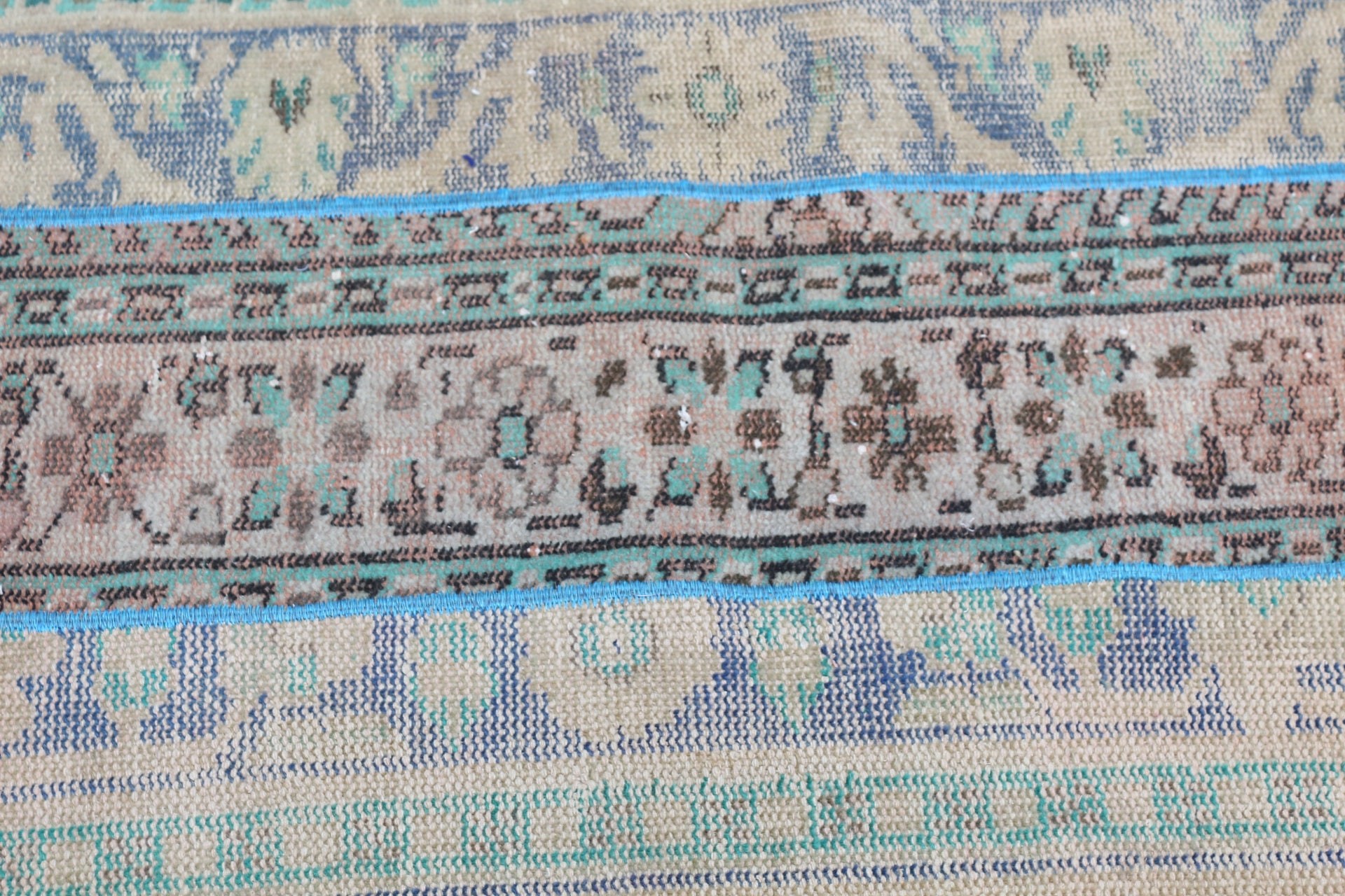 Yer Halısı, Türk Halısı, Ev Dekor Halıları, Koridor Halısı, Merdiven Halısı, 2.4x6.5 ft Runner Halısı, Vintage Halılar, Yeşil Fas Halısı, Runner Halıları