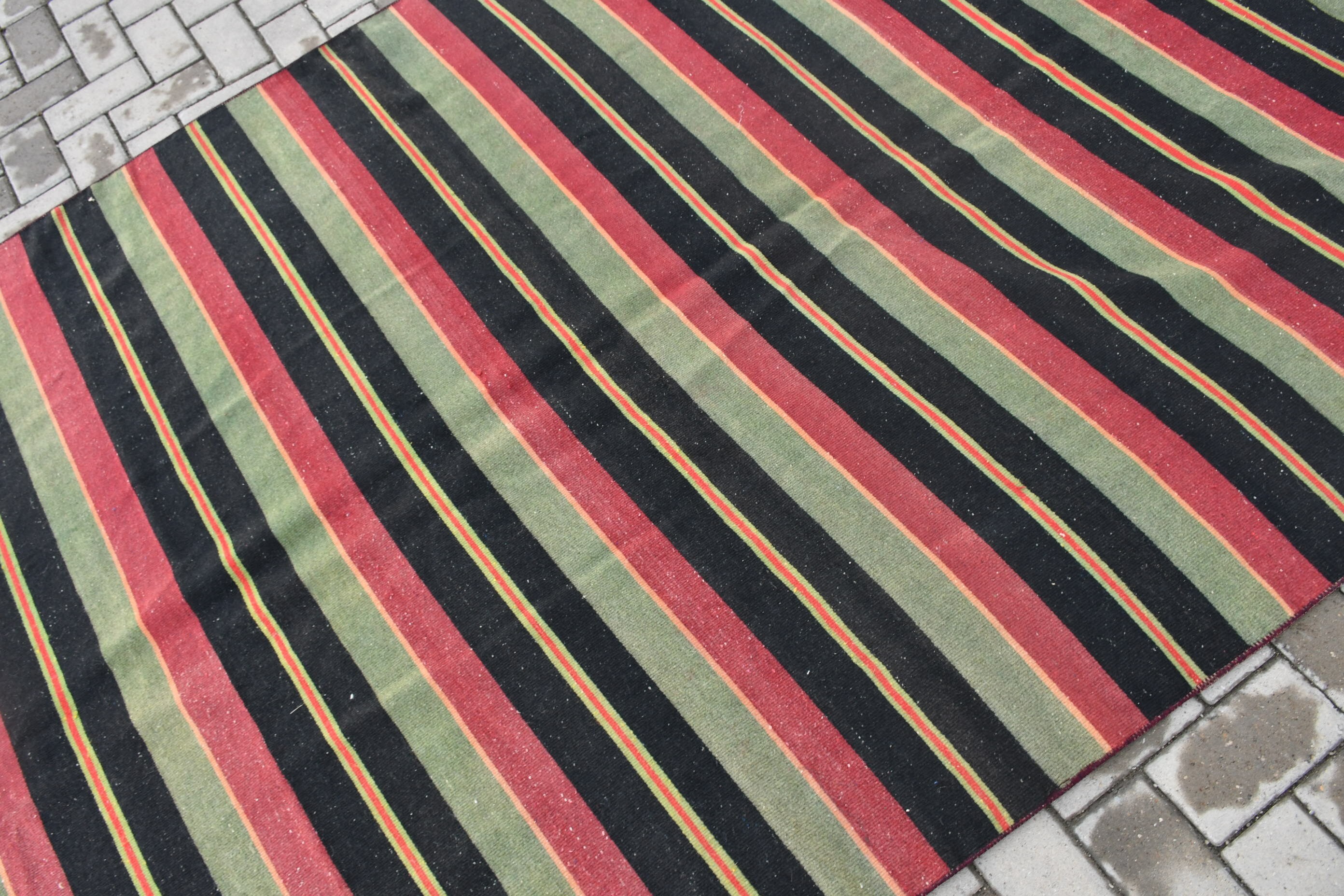 Anadolu Kilim, Yemek odası Kilim, Nostaljik Kilim, Yatak odası Kilim, Salon Kilim, Siyah Mutfak Kilim, 164x255 cm Salon Kilim