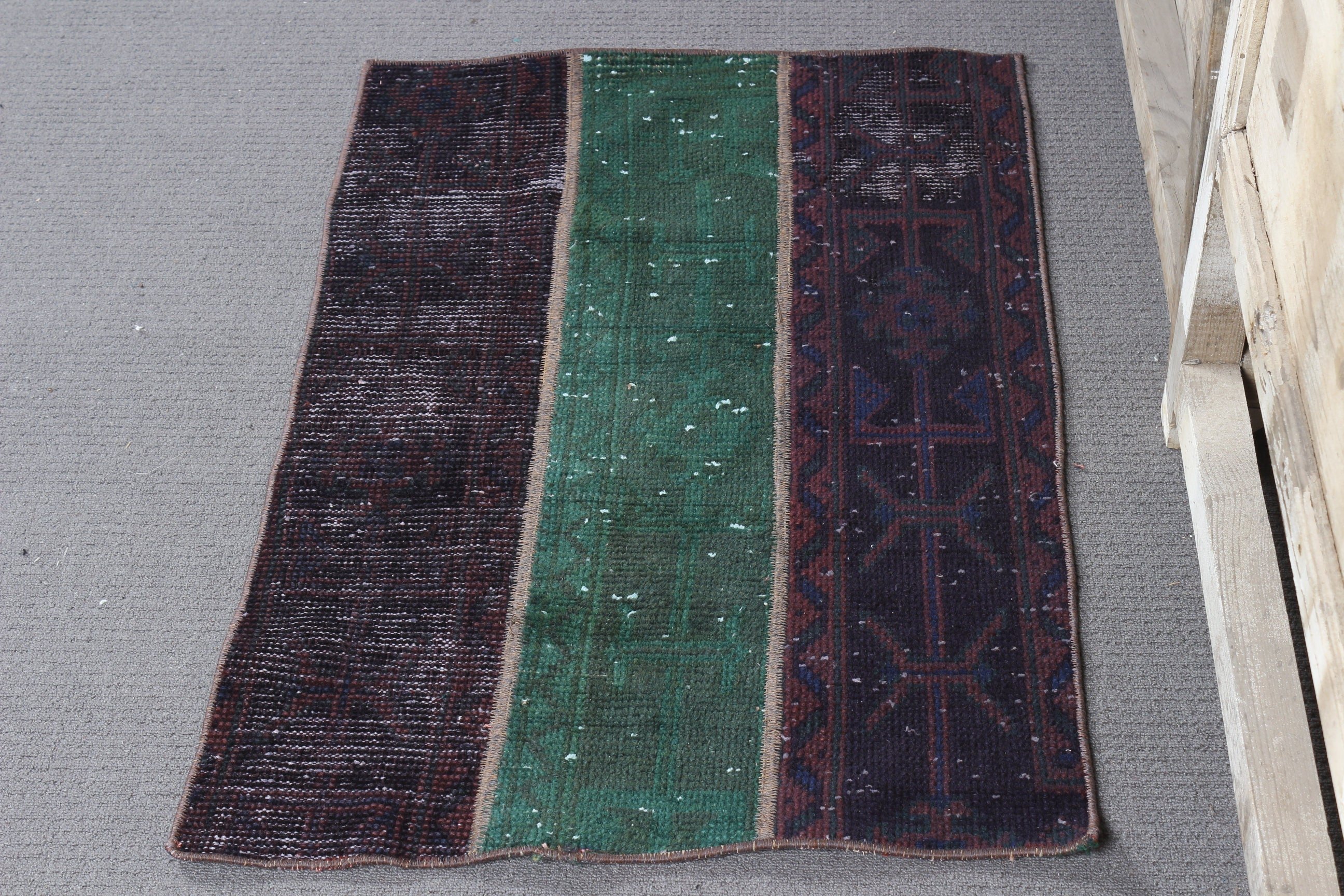 Yeşil Mutfak Halısı, Türk Halısı, Harika Halılar, Duvara Asılı Halı, Vintage Halı, 2x3,1 ft Küçük Halılar, Yatak Odası Halısı, Araba Paspas Halısı, Araba Paspas Halıları