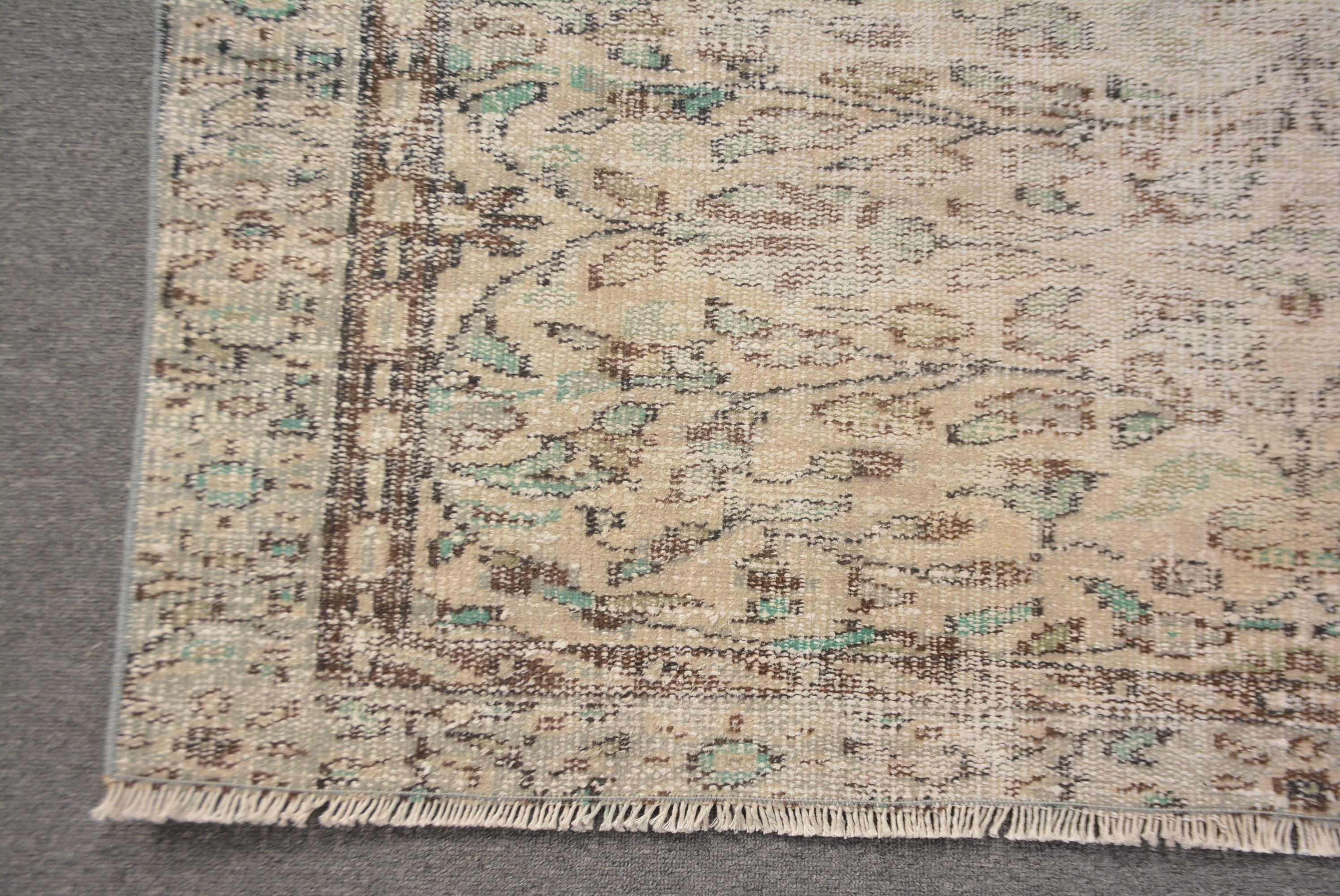 Vintage Rugs, 4.6x7.1 ft Area Rug, Indoor Rug, Retro Rug, Rugs for Dining Room, Bedroom Rug, Kitchen Rug, Moroccan Rugs, Turkish Rug