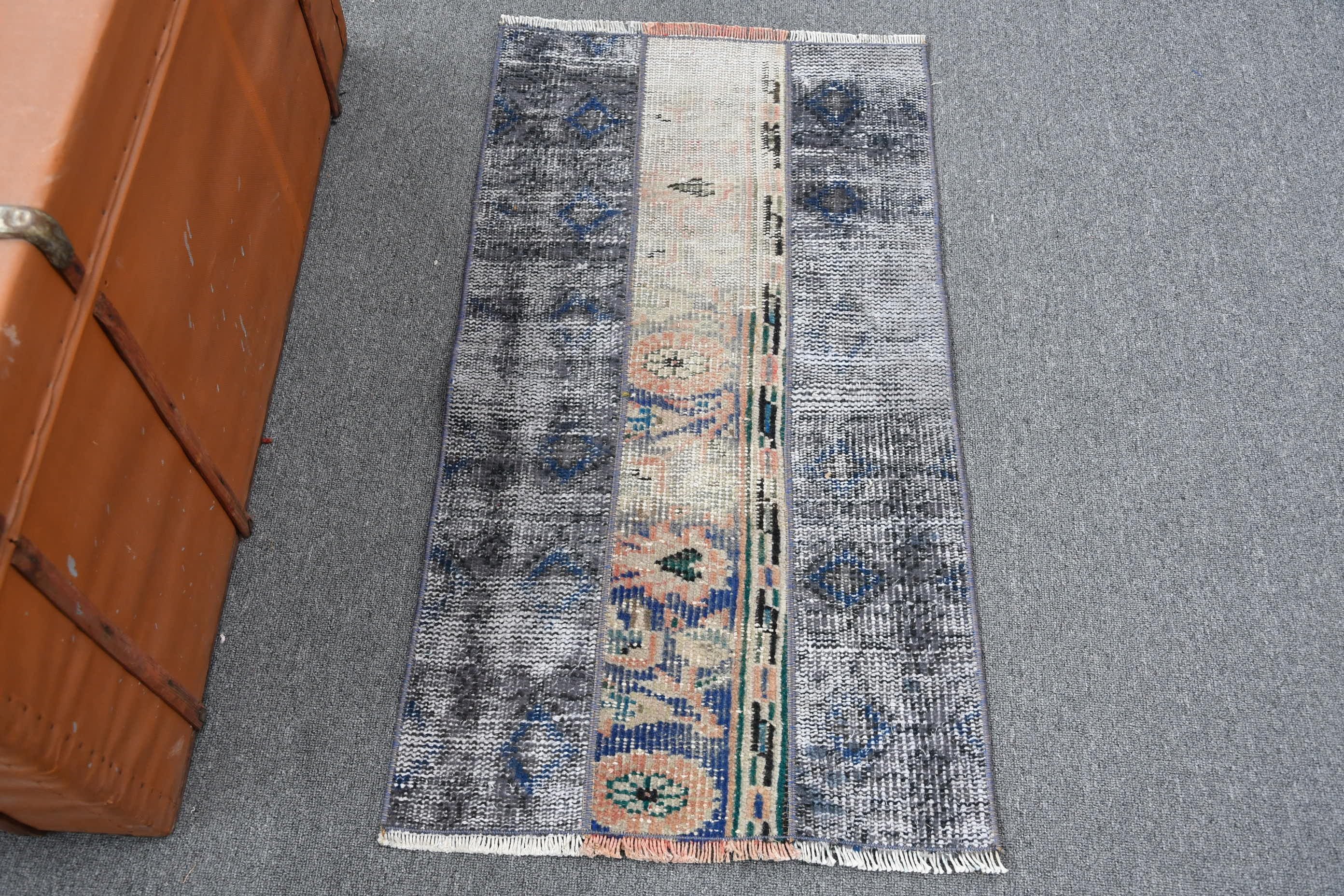 Wall Hanging Rug, Vintage Rug, Retro Rugs, Kitchen Rug, Oushak Rug, Rugs for Entry, Turkish Rugs, 1.8x3.2 ft Small Rugs, Door Mat Rug