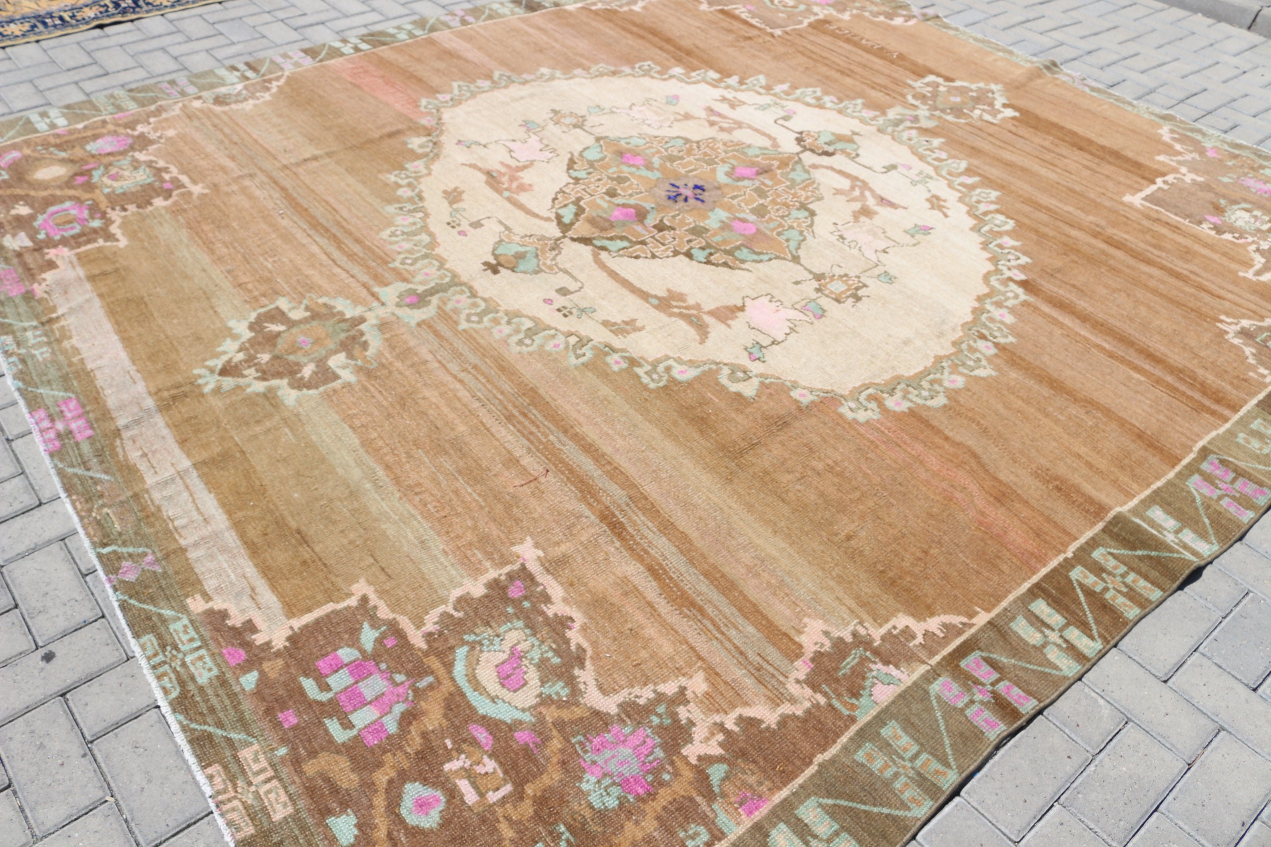 Dorm Rug, Bedroom Rug, Vintage Rug, Dining Room Rug, 9.3x10.7 ft Oversize Rug, Moroccan Rug, Salon Rug, Beige Bedroom Rugs, Turkish Rug