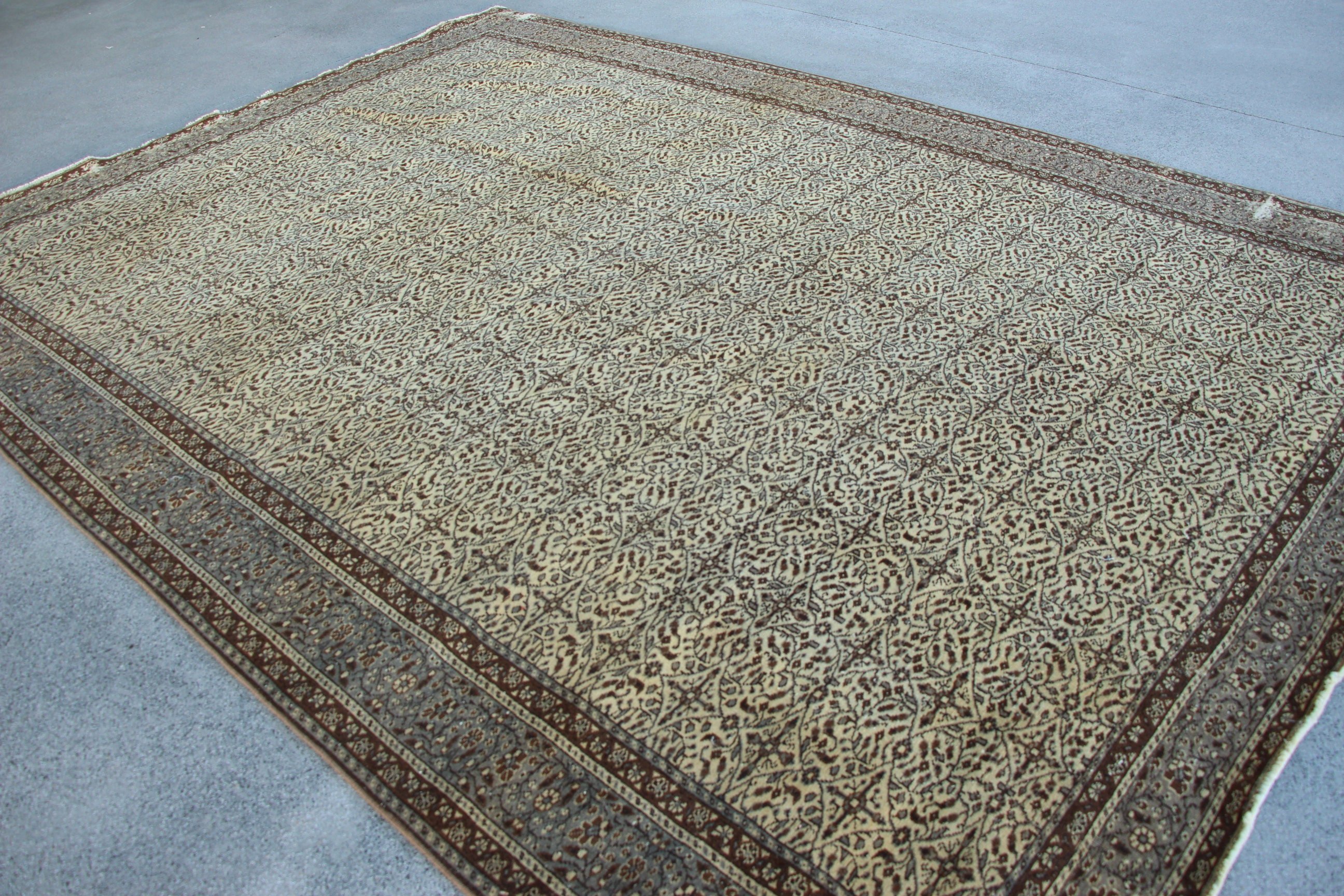 Turkish Rug, Living Room Rug, 8.5x11.8 ft Oversize Rug, Beige Luxury Rugs, Saloon Rug, Statement Rug, Vintage Rugs