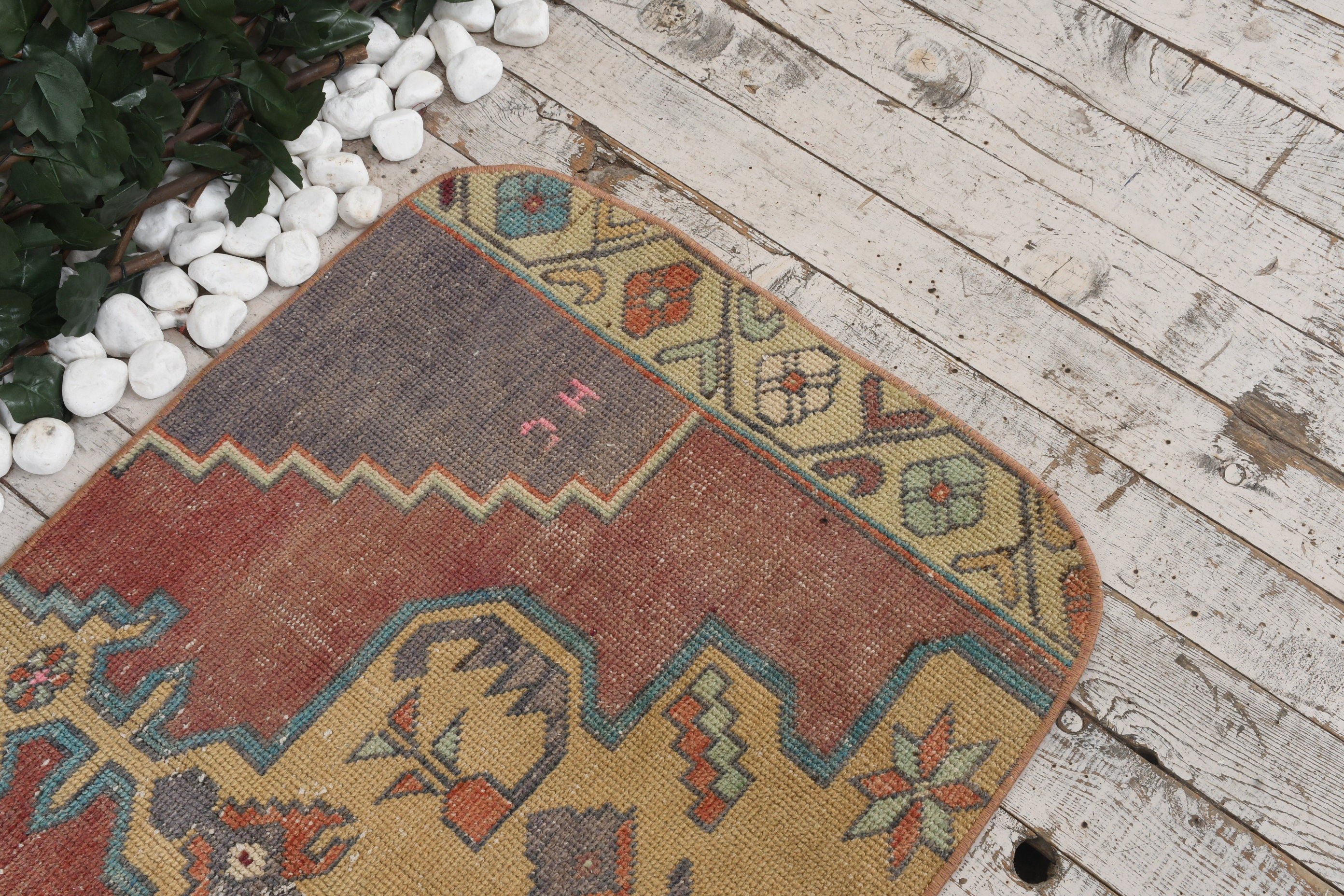 Kitchen Rugs, Personalized Door Mat Rug Rugs, Vintage Rugs, Turkish Rugs, 2.1x3.6 ft Small Rugs, Bath Rug, Rugs for Entry, Home Decor Rugs