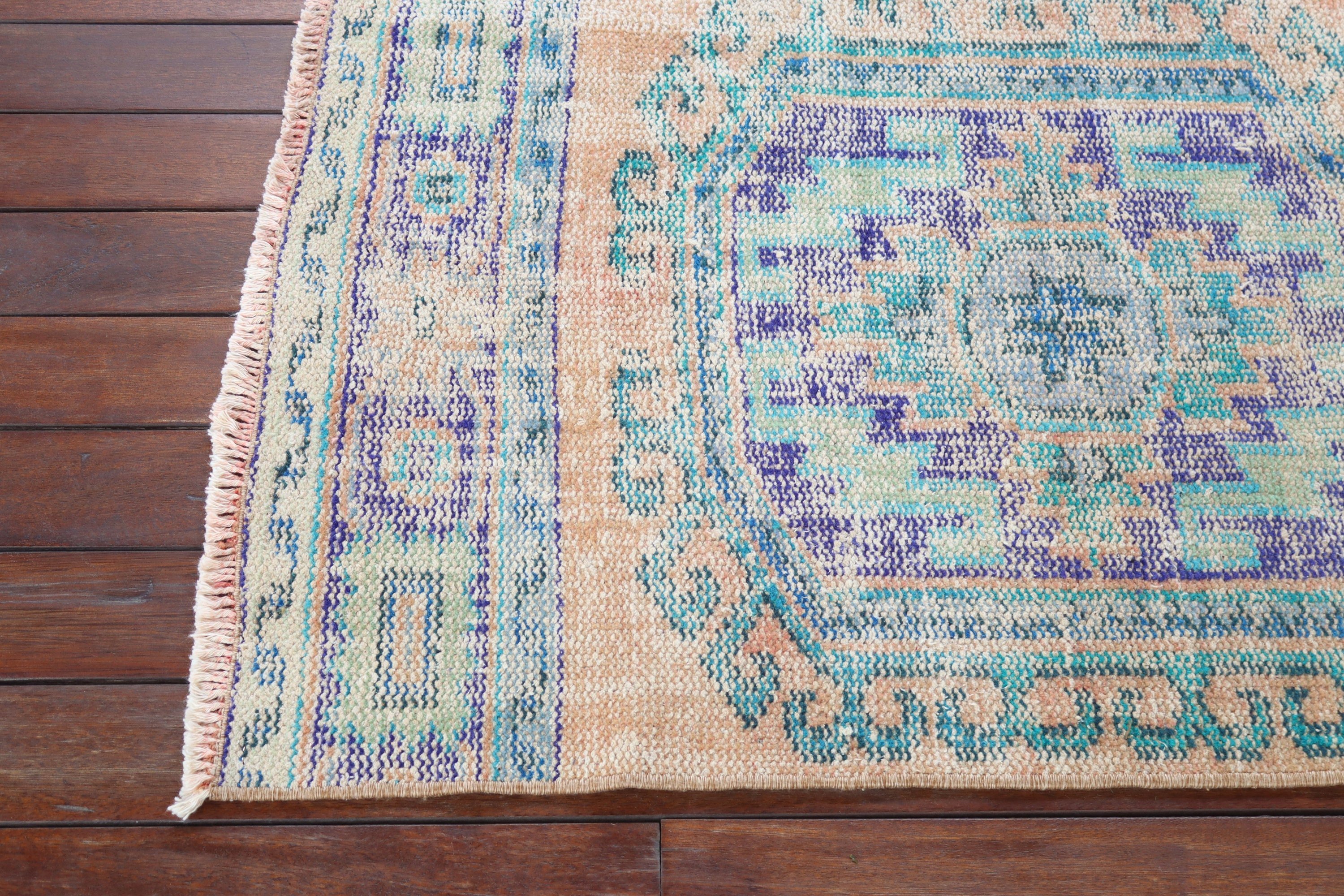 Boho Rug, Modern Rugs, Statement Rug, Bronze Oriental Rug, 2.3x11.8 ft Runner Rugs, Vintage Rugs, Long Runner Rug, Turkish Rugs, Stair Rug