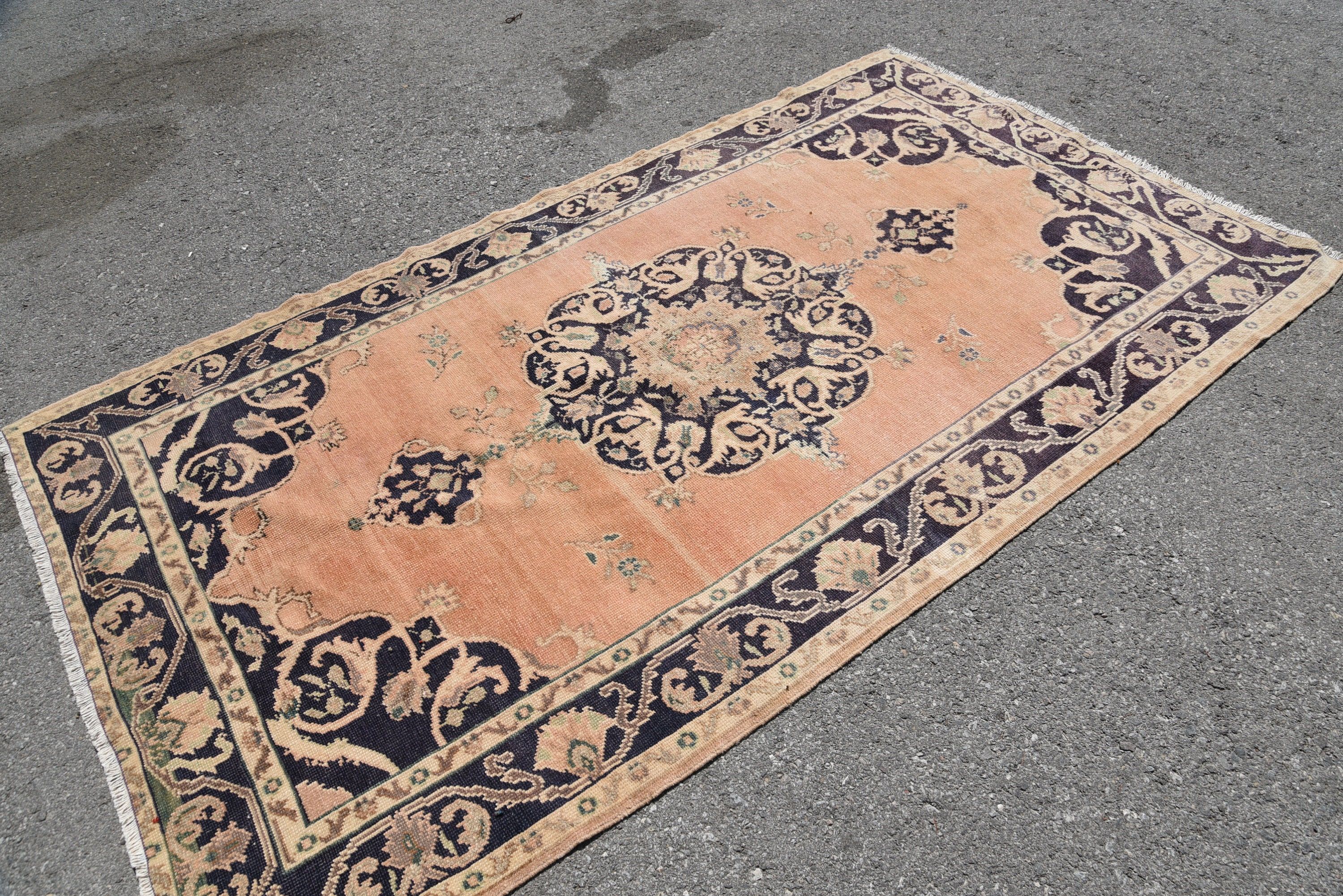 Oriental Rugs, Vintage Home Decor Rug, Floor Rug, Vintage Rugs, Aztec Rug, Rugs for Area, Turkish Rug, 4.7x8.2 ft Area Rug, Indoor Rug