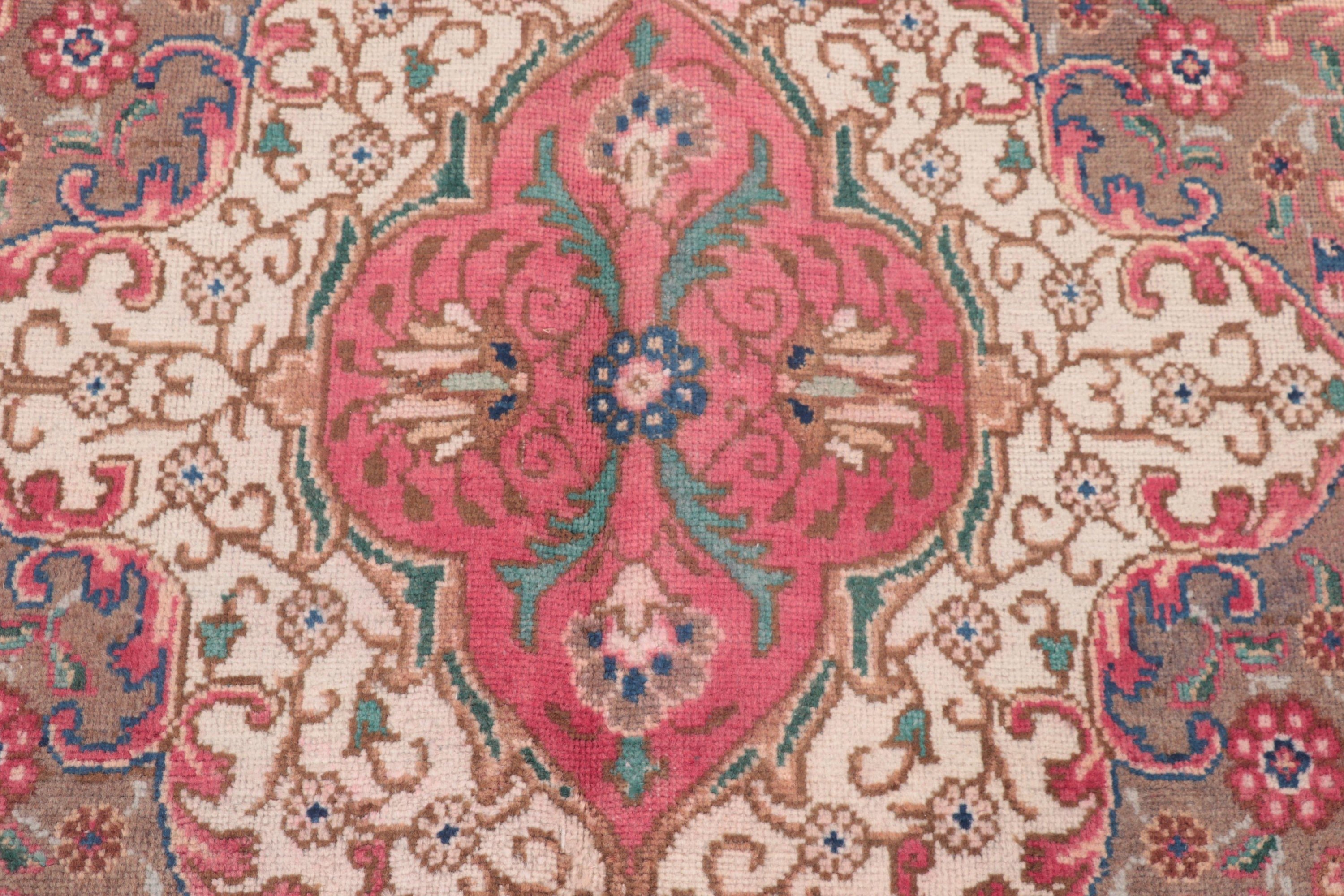 Turkish Rug, Salon Rugs, Floor Rug, Dining Room Rug, Vintage Rug, Turkey Rug, Pink Luxury Rugs, Handwoven Rug, 9.7x12.6 ft Oversize Rugs