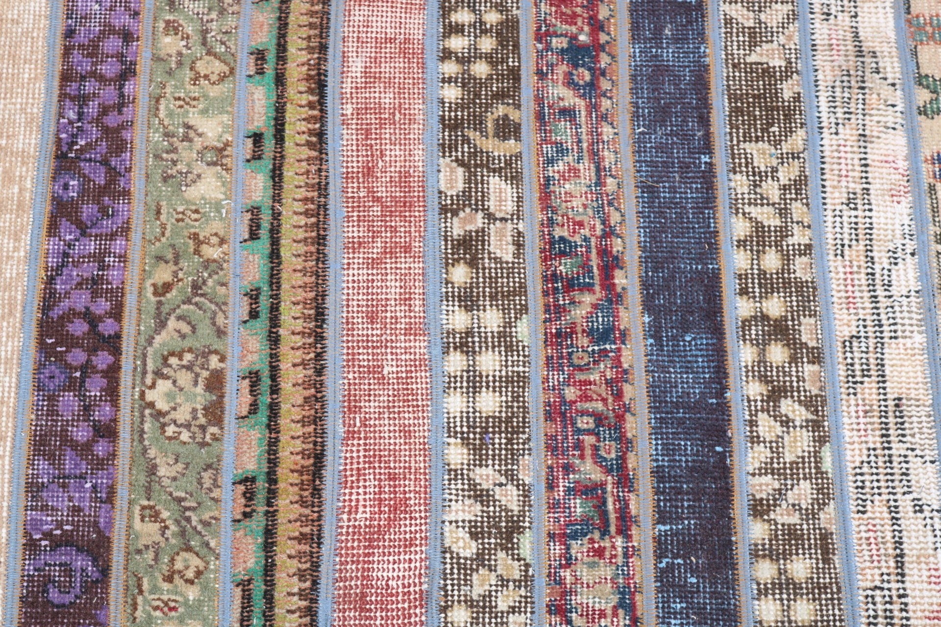 Vintage Rug, Turkish Rugs, Modern Rugs, Moroccan Rug, Small Area Rug, Rainbow Wool Rugs, Kitchen Rug, 2.8x3.3 ft Small Rugs, Office Rugs