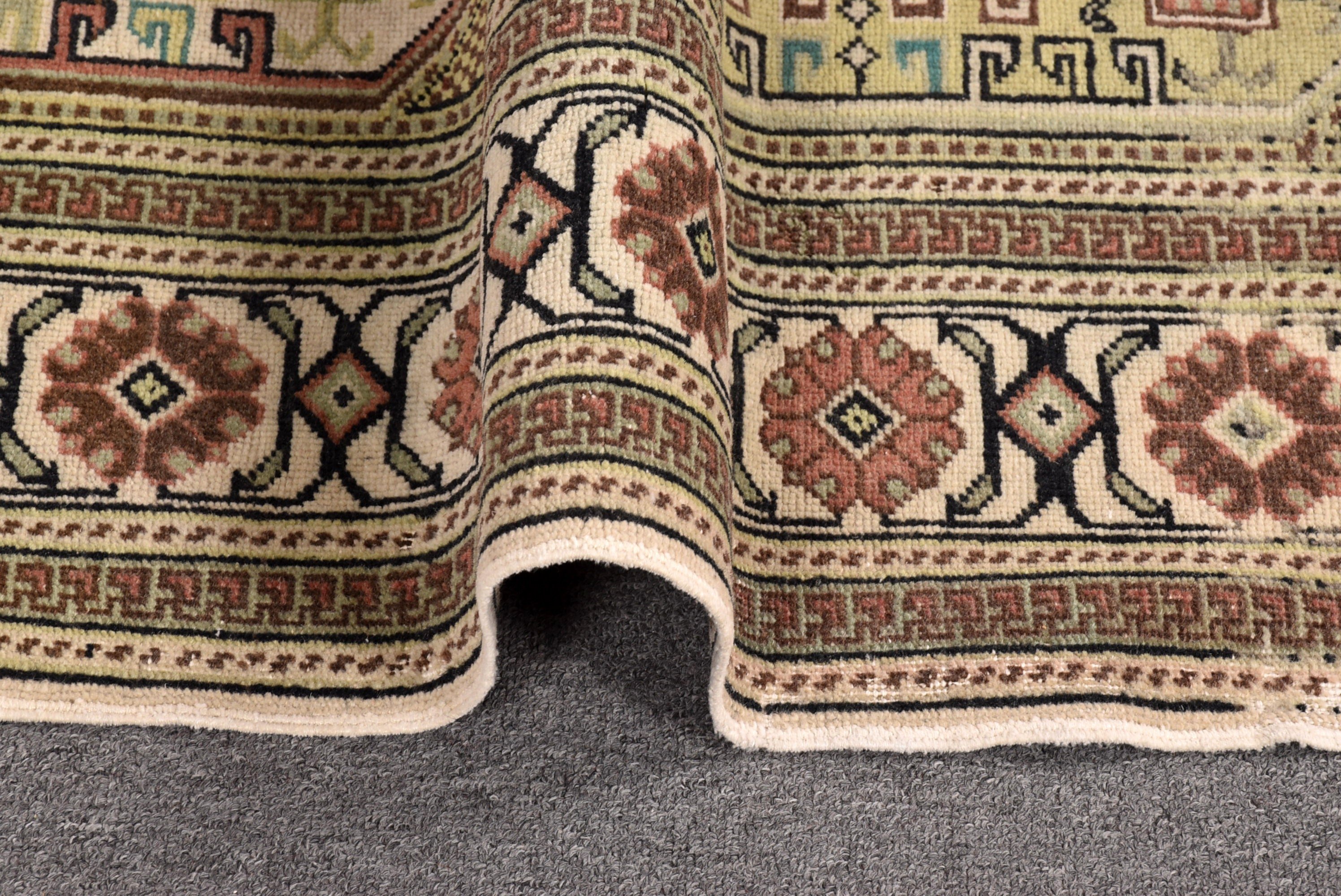 Boho Halı, Aztek Halıları, Mutfak Halısı, Yeşil Zemin Halısı, Çocuk Halısı, Giriş Halıları, Havalı Halı, Türk Halısı, Vintage Halılar, 3,2x6 ft Vurgu Halısı