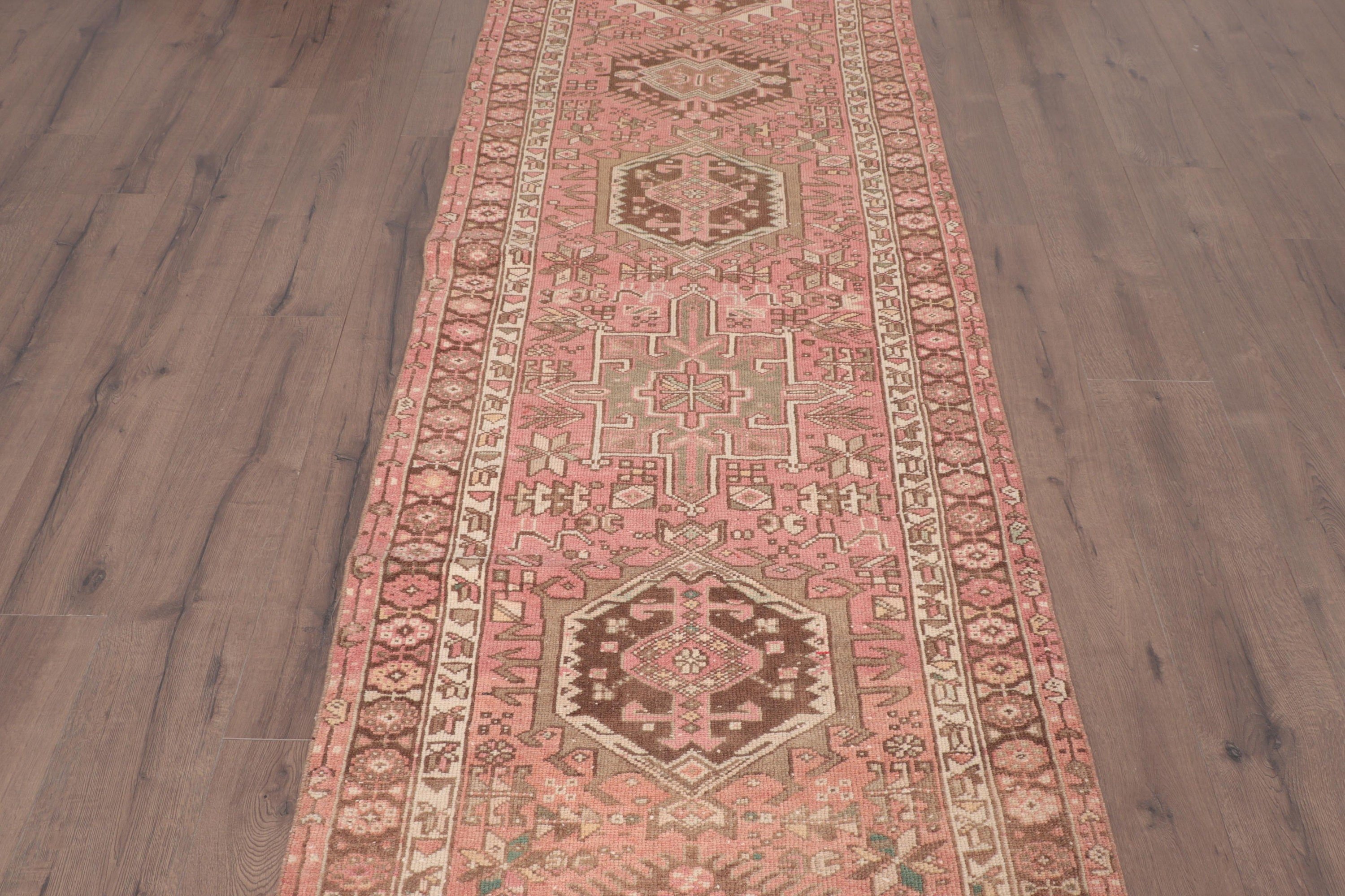 Türk Halıları, El Dokuma Halı, 3x13,5 ft Yolluk Halı, Vintage Halı, Pembe Fas Halısı, Nötr Halılar, Beni Ourain Koşucu Halıları, Merdiven Halıları