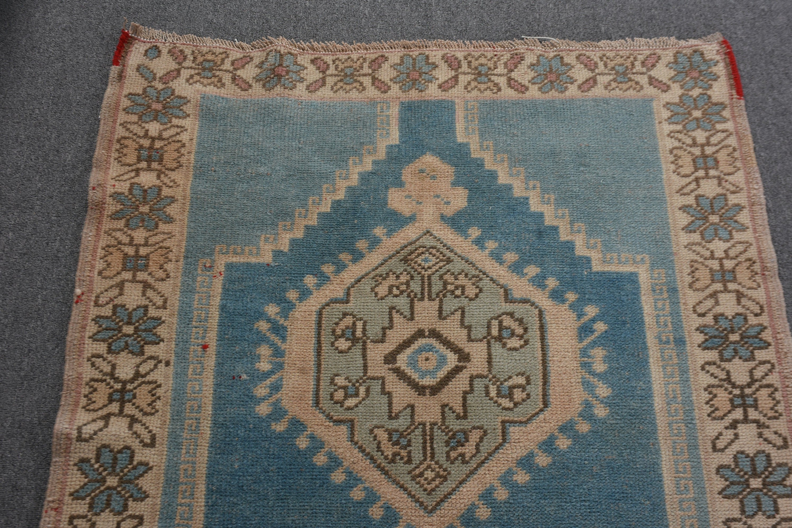 Giriş Halıları, Yün Halı, Vintage Halı, Anadolu Halıları, Kahverengi Yün Halı, 2,9x5,7 ft Aksan Halıları, Çocuk Halısı, Mutfak Halısı, Türk Halıları