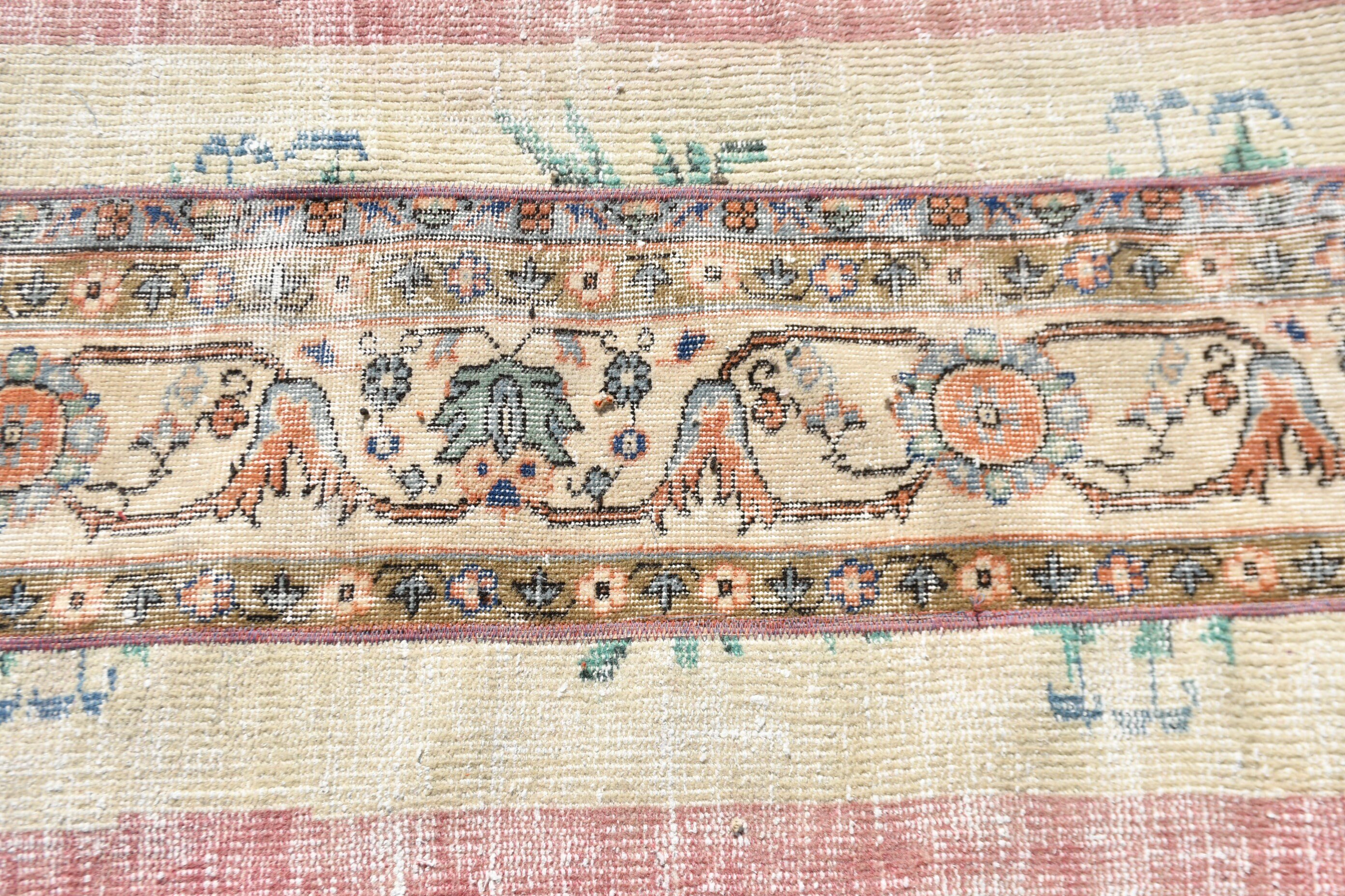 Kapı Paspası Halısı, 2,6x4,3 ft Küçük Halılar, Havalı Halı, Banyo Halısı, Pembe Oryantal Halı, Yer Halısı, Vintage Halılar, Giriş Halıları, Türk Halıları