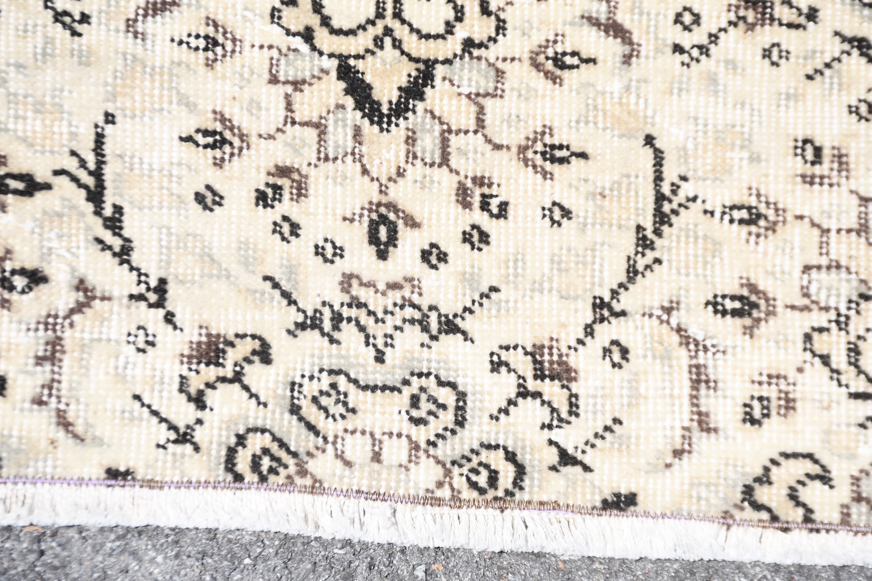 Rugs for Kitchen, Home Decor Rug, 3.4x6.9 ft Accent Rug, Vintage Rugs, Entry Rug, Turkish Rugs, Beige Moroccan Rug, Wool Rug, Bedroom Rug