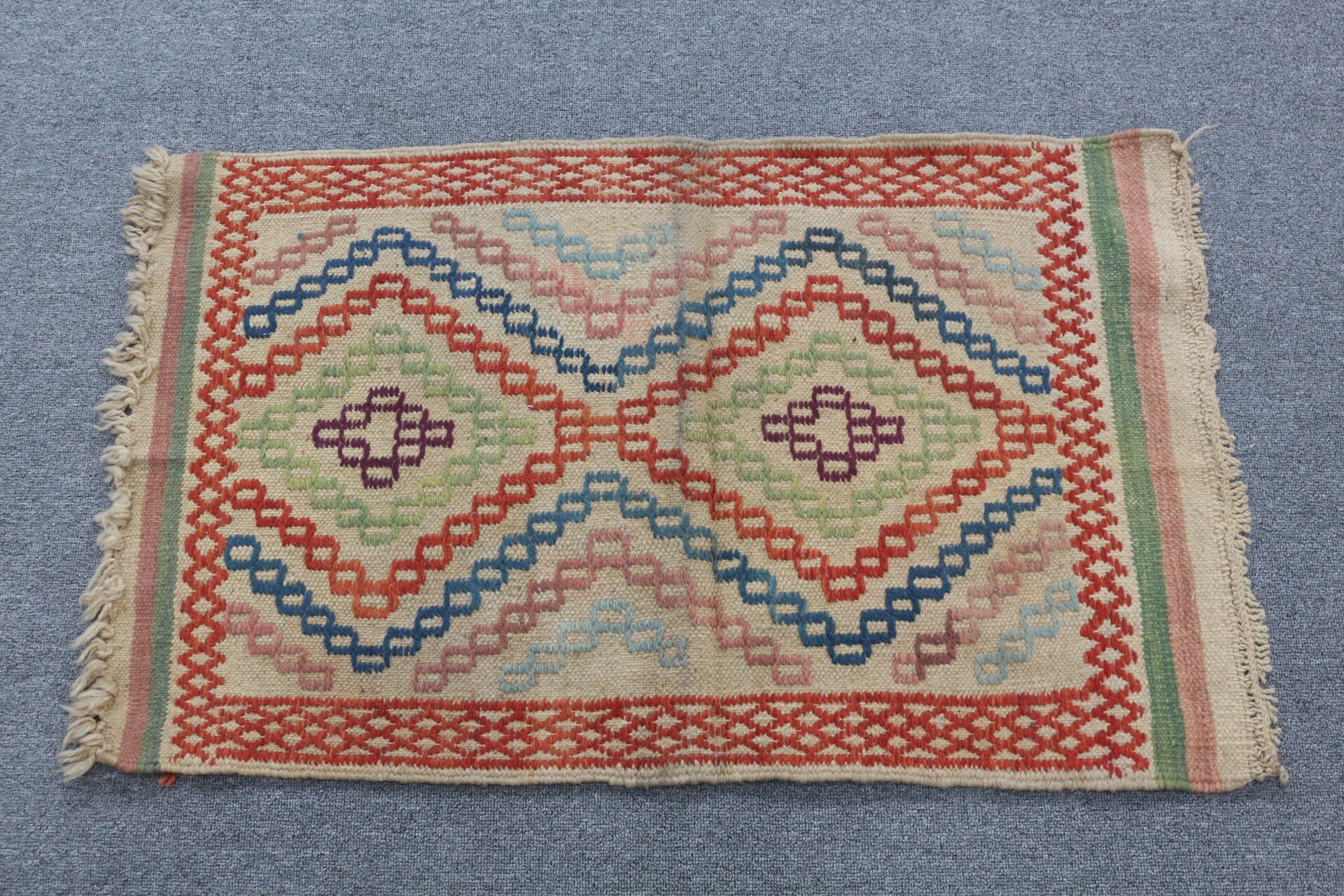 Türkiye Halısı, Giriş Halısı, 1.9x3.1 ft Küçük Halılar, Kilim, Vintage Halı, Türk Halısı, Havalı Halı, Kapı Paspası Halıları, Kahverengi Oushak Halıları, Yatak Odası Halısı