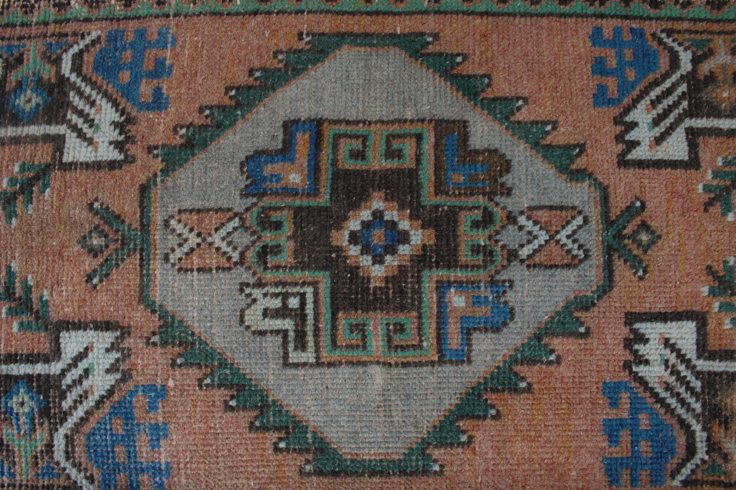 Kahverengi 1.6x3.1 ft Küçük Halı, Vintage Halılar, Fas Halıları, Duvara Asılı Halı, Anadolu Halıları, Boho Halısı, Türk Halısı, Çocuk Halısı