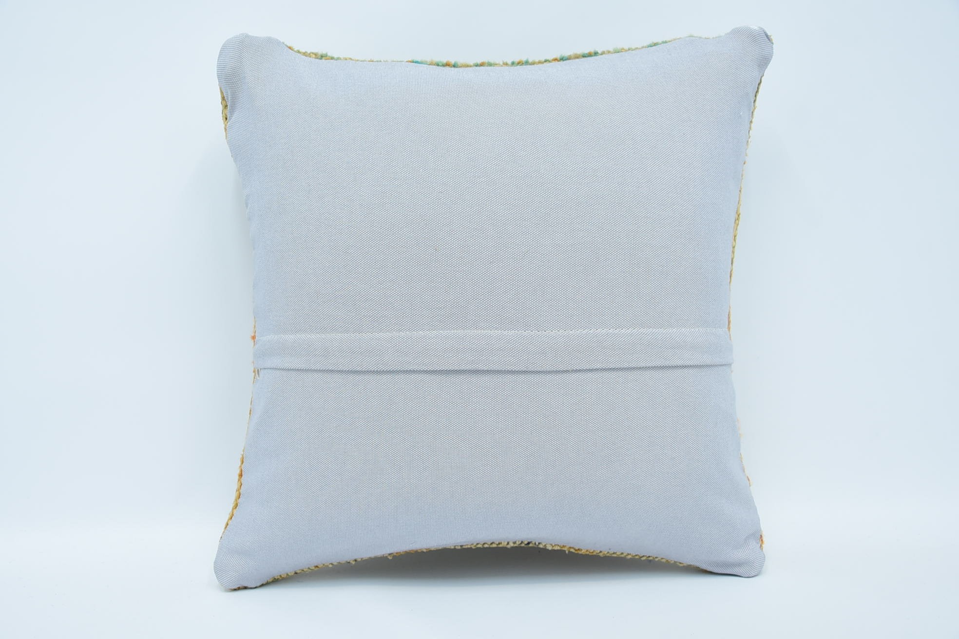 Bed Pillow Cover, Home Decor Pillow, Gift Pillow, Kilim Cushion Sham, Nomadic Pillow Case, 18"x18" Orange Pillow Sham