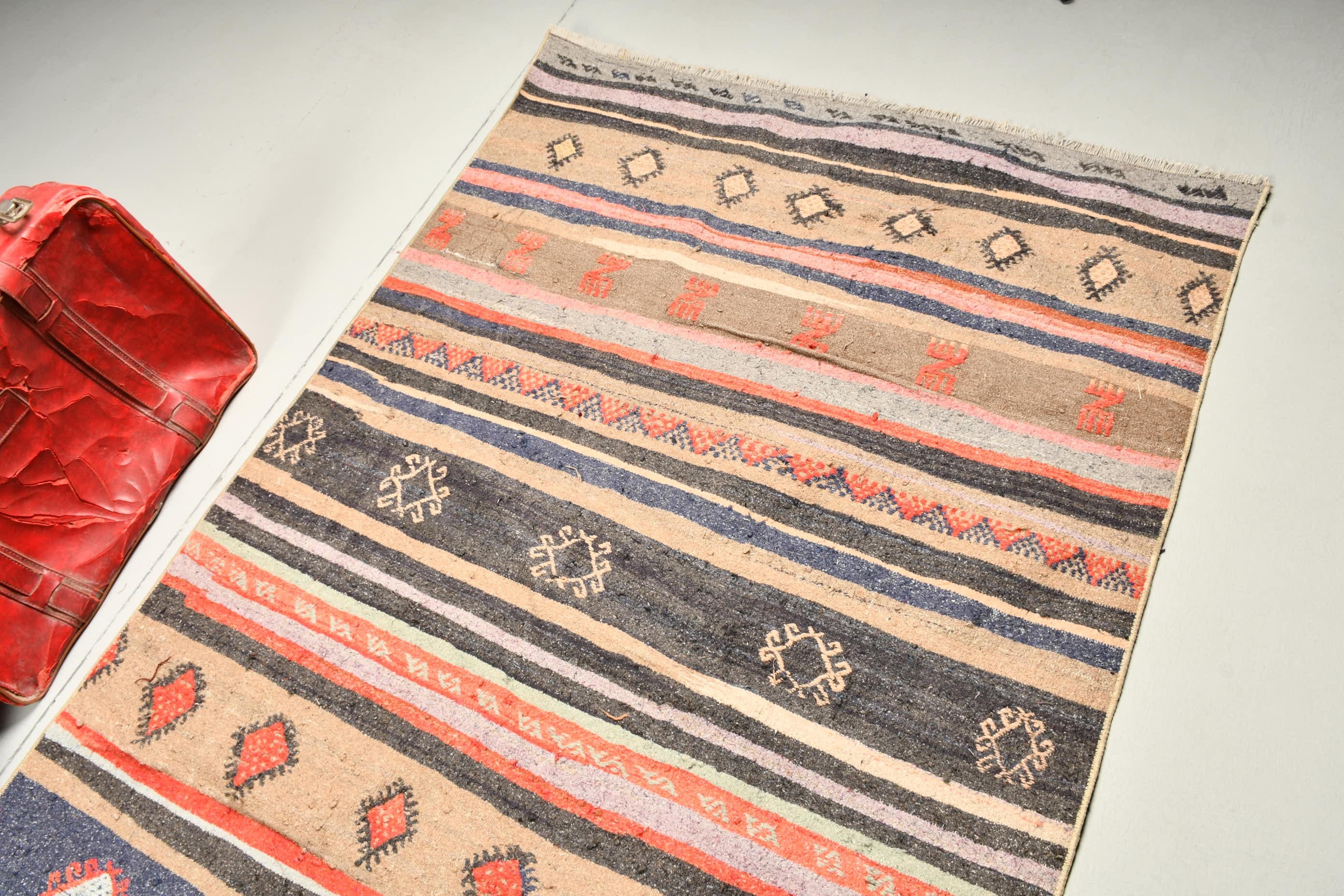 Yemek odası Kilim, Yeşil Renkli Kilim, Antre Kilim, Anadolu Kilim, 125x281 cm Oturma odası Kilim, Ev Kilim, Yatak odası Kilim, Türk Kilim