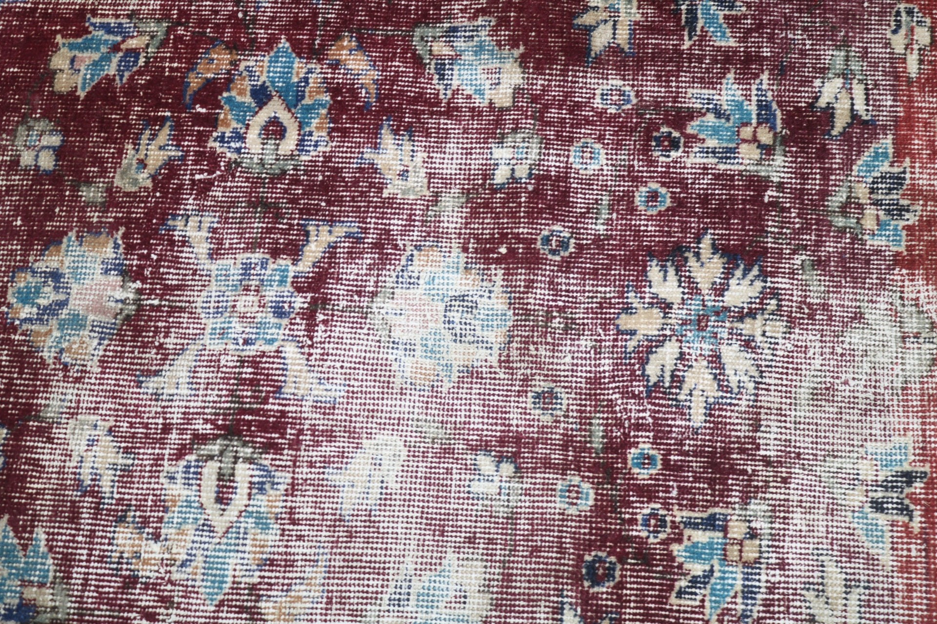 Türk Halısı, Kapı Paspası Halısı, Mor Antika Halı, Yün Halısı, Mutfak Halısı, Vintage Halı, 2.6x3.7 ft Küçük Halı, Oushak Halısı, Banyo Halıları