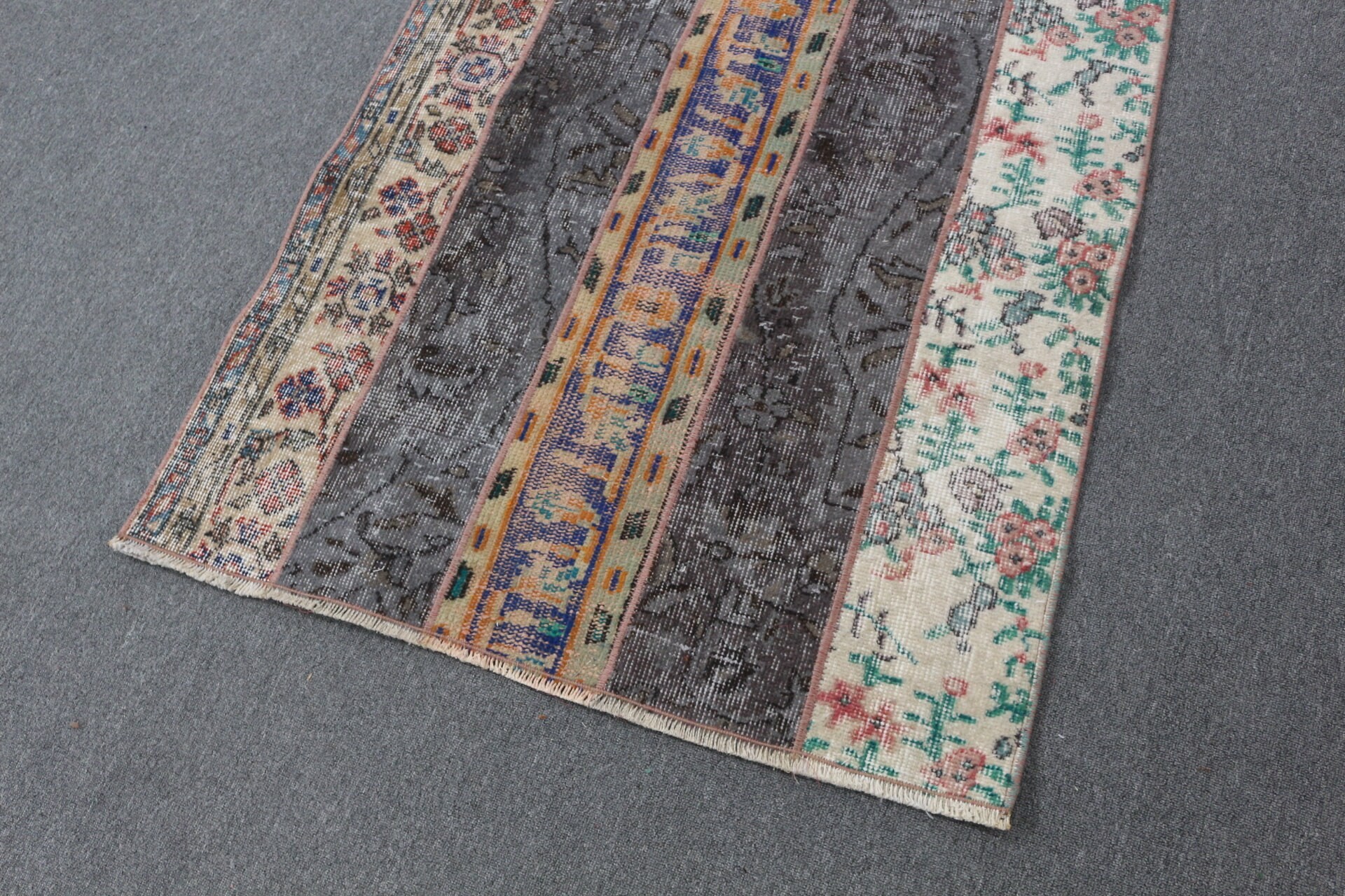 Antika Halı, Giriş Halıları, Gri Fas Halısı, Vintage Halı, 3,2x3,8 ft Küçük Halı, Çocuk Halısı, Mutfak Halıları, Türk Halısı, Mutfak Halısı