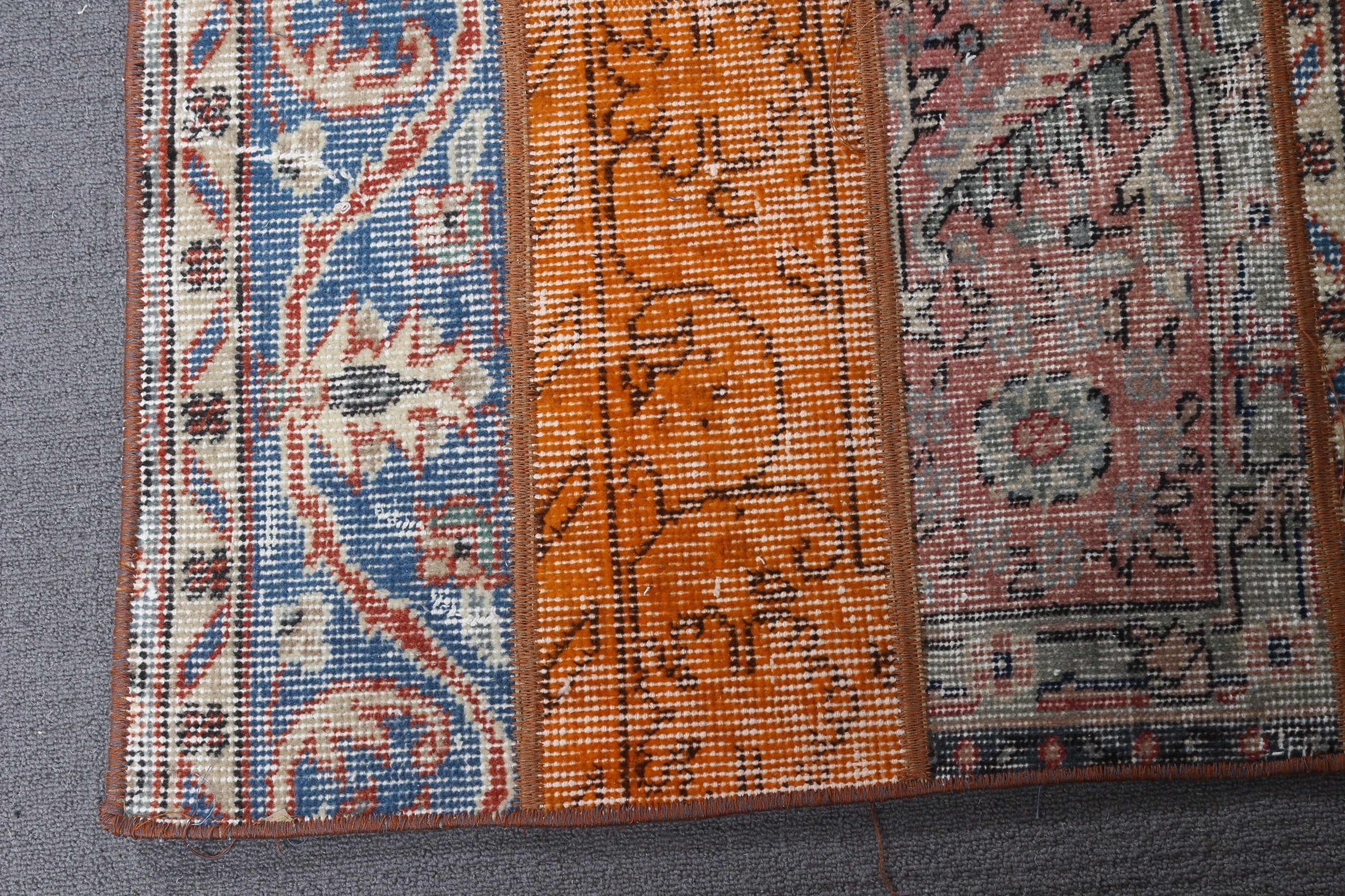 Orange Home Decor Rugs, Tribal Rug, Turkish Rug, Home Decor Rugs, Nursery Rug, Cool Rug, Car Mat Rug, 2.4x4.3 ft Small Rug, Vintage Rug