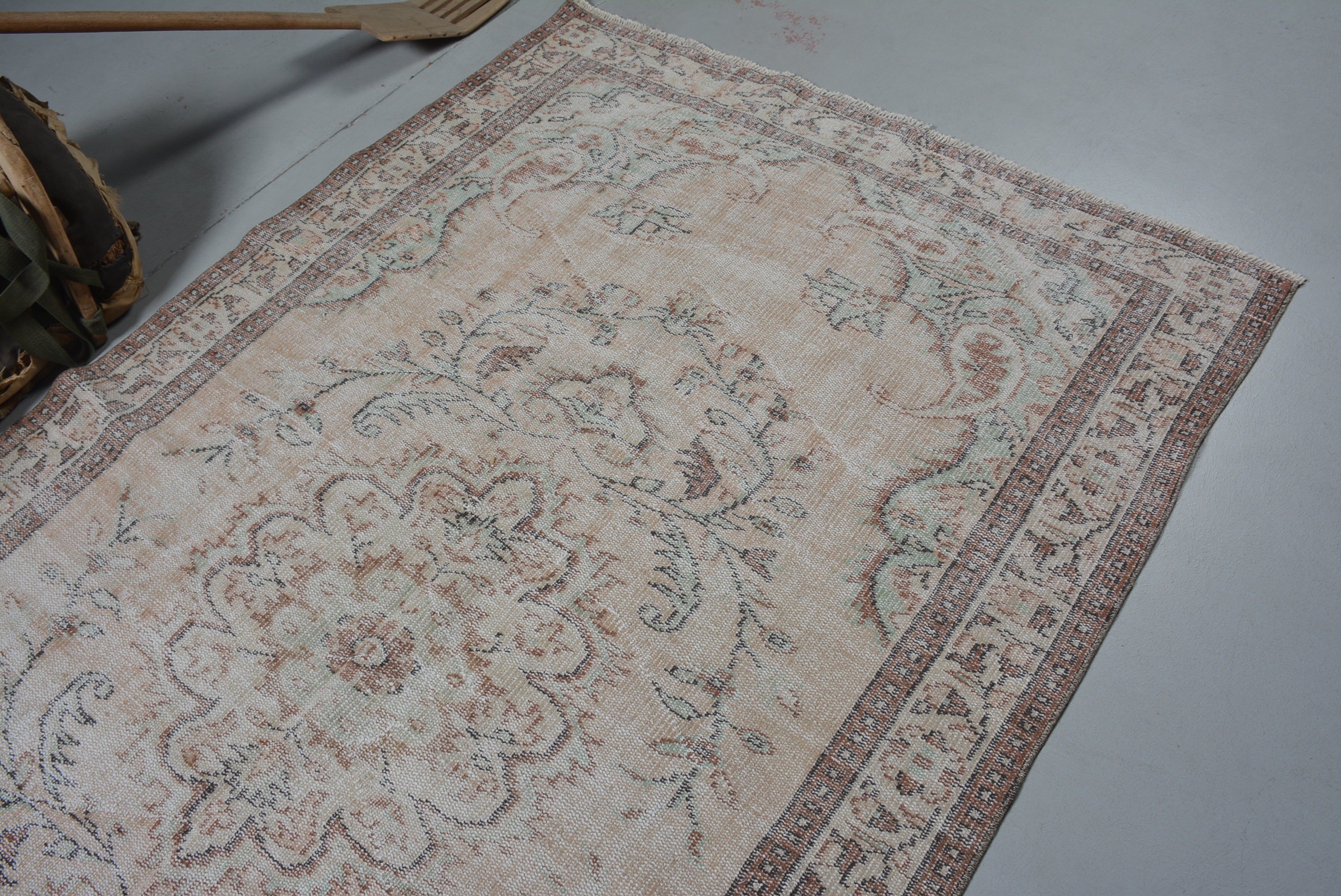 Living Room Rug, Turkish Rug, 5.2x8.5 ft Large Rug, Vintage Rug, Art Rug, Rugs for Living Room, Home Decor Rugs, Cool Rugs, Salon Rugs