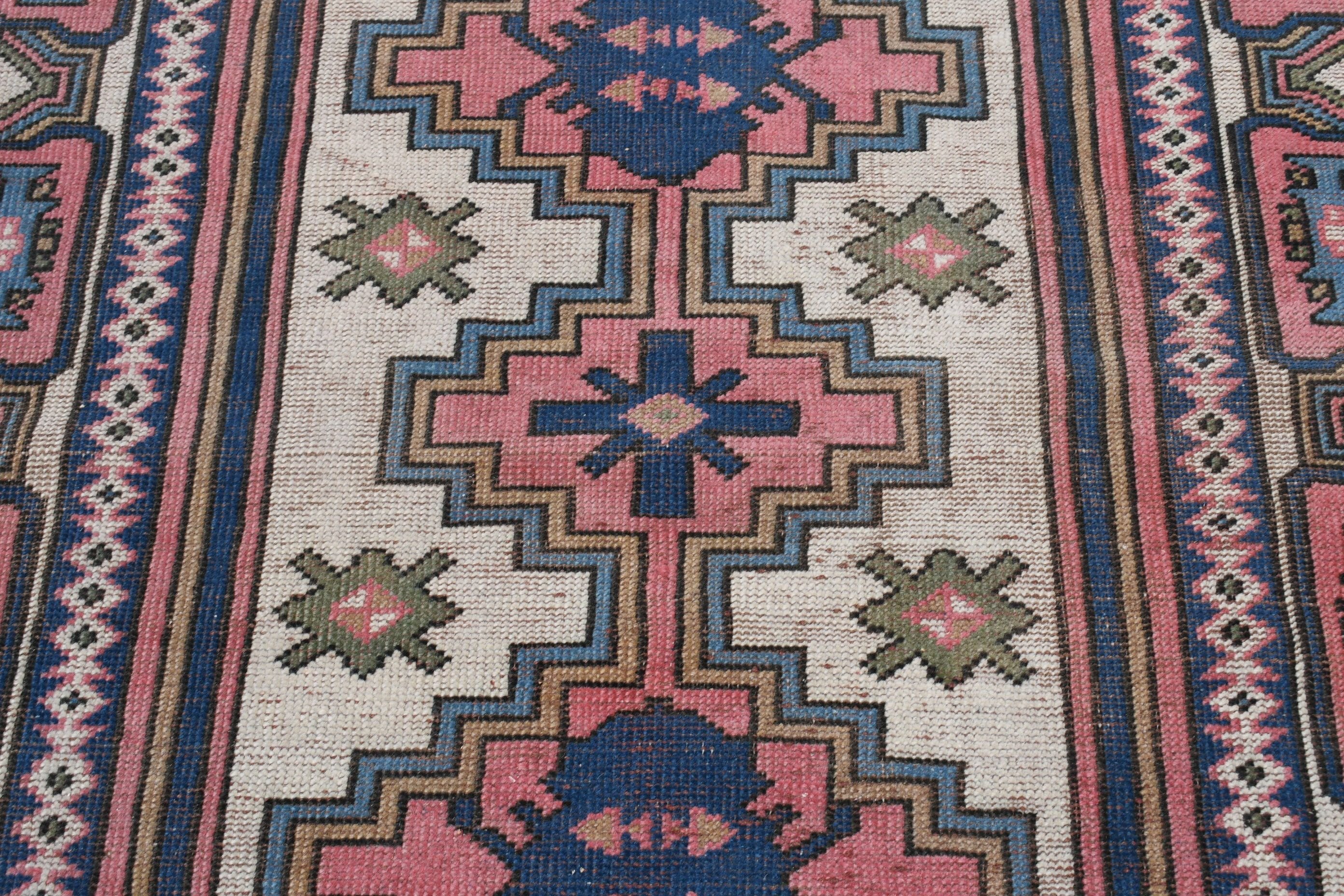 4x6.6 ft Alan Halısı, Vintage Halılar, Yemek Odası Halıları, Çocuk Halısı, Oushak Halıları, Pembe Antika Halı, Pastel Halılar, Türk Halıları