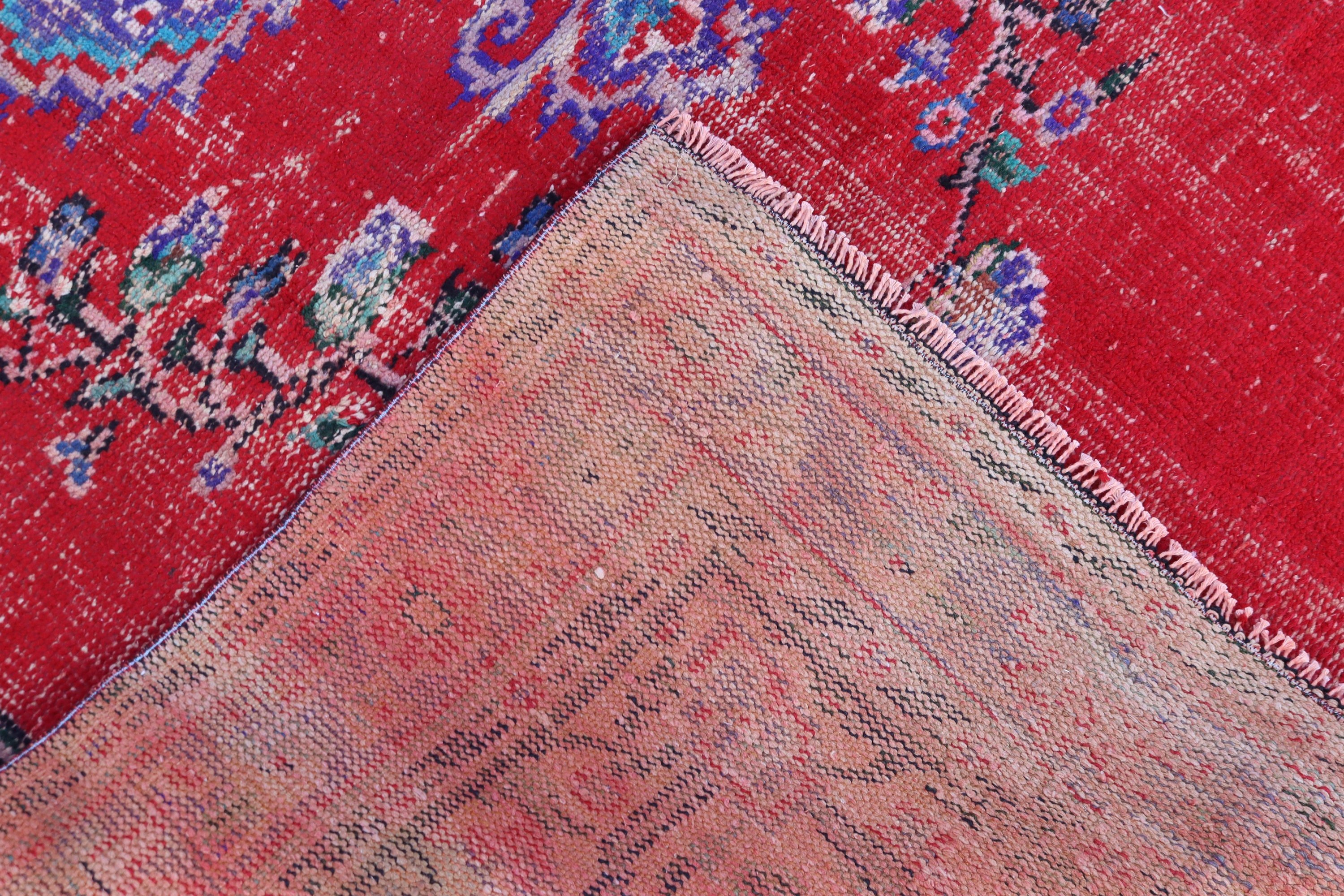 Büyük Boho Halı, 5.4x8.4 ft Büyük Halılar, Anadolu Halısı, Türk Halıları, Kırmızı Modern Halı, Vintage Halılar, Yatak Odası Halısı, Ev Dekor Halısı, Yer Halısı