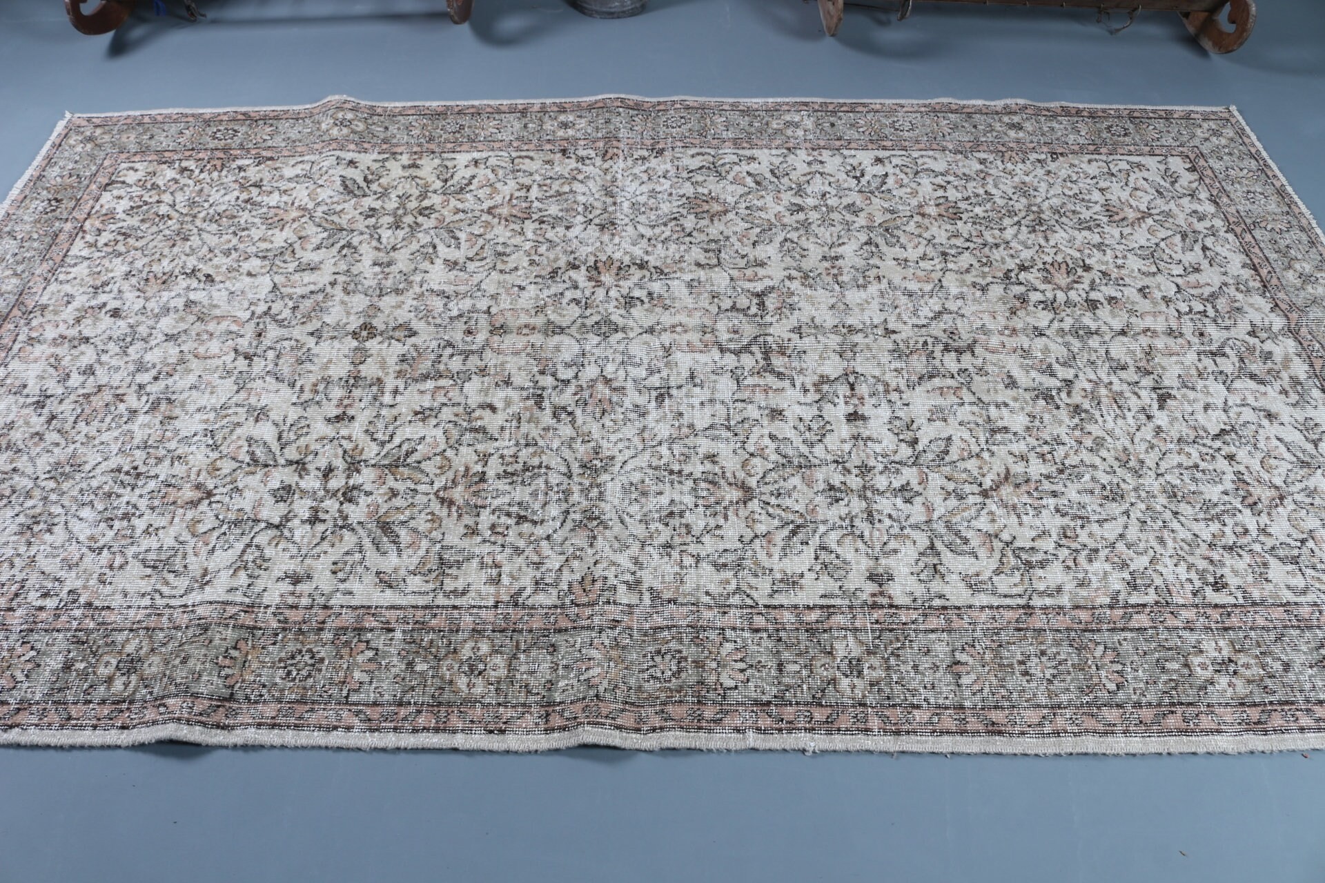 Vintage Rugs, Cool Rugs, Turkish Rug, Moroccan Rug, Living Room Rug, Dorm Rug, Dining Room Rugs, 5.3x8.6 ft Large Rugs, Beige Antique Rug