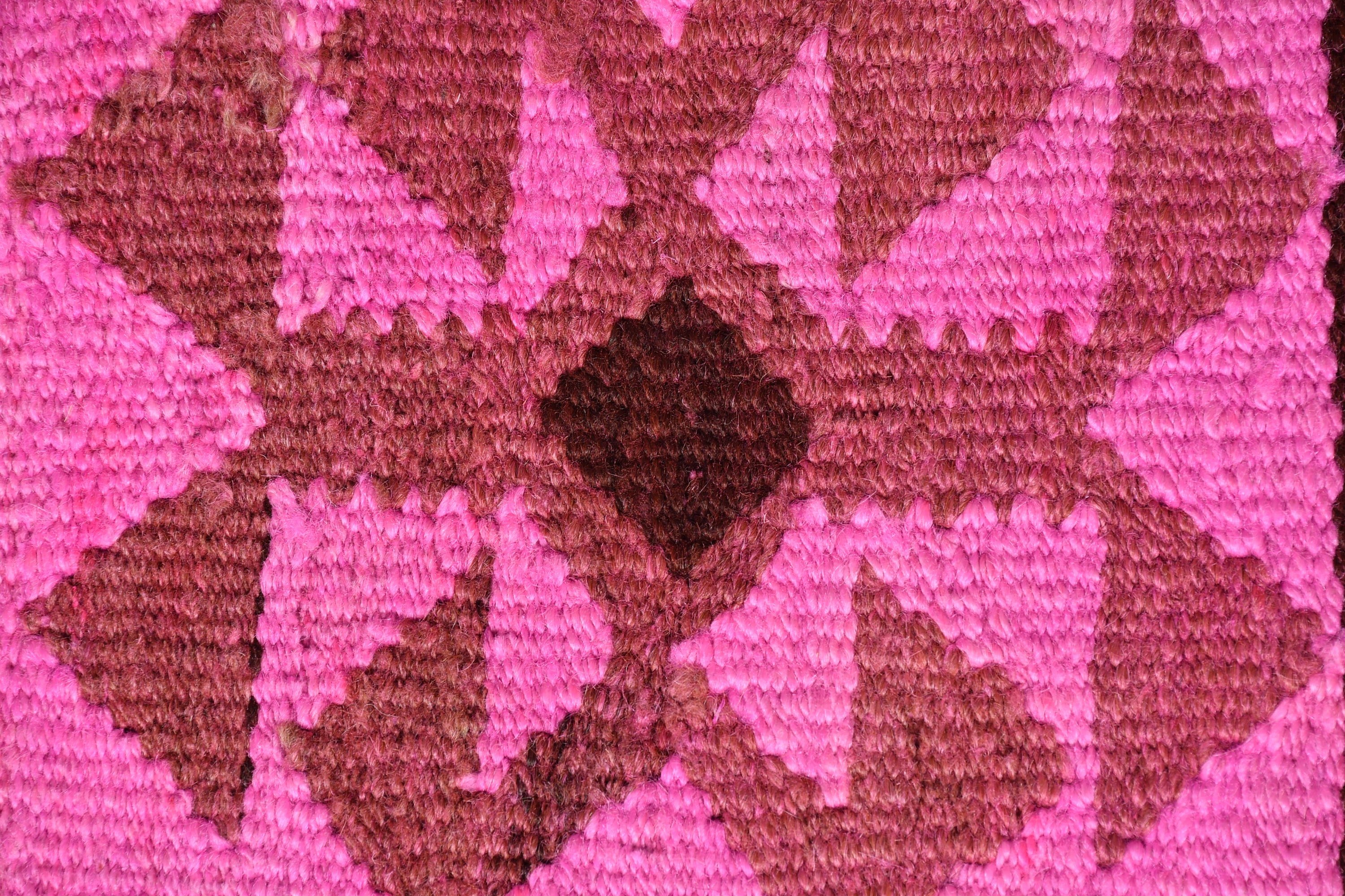 Pink Floor Rugs, Wool Rug, Cool Rugs, Art Rugs, Corridor Rug, Turkish Rug, 3.2x9.7 ft Runner Rug, Stair Rug, Rugs for Hallway, Vintage Rug