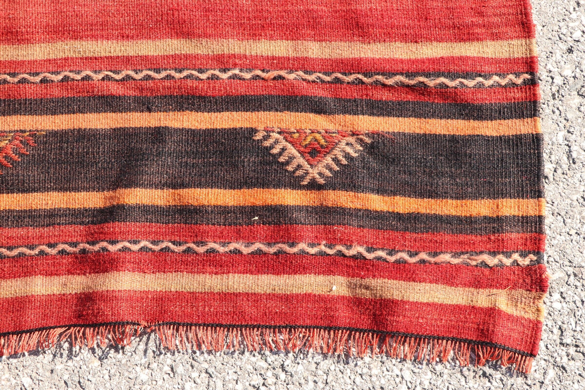 Havalı Halı, Kilim, Anadolu Halısı, Yatak Odası Halısı, Türk Halıları, Kırmızı Yer Halısı, Türkiye Halısı, Oturma Odası Halıları, 4.8x11.4 ft Büyük Halı, Vintage Halılar