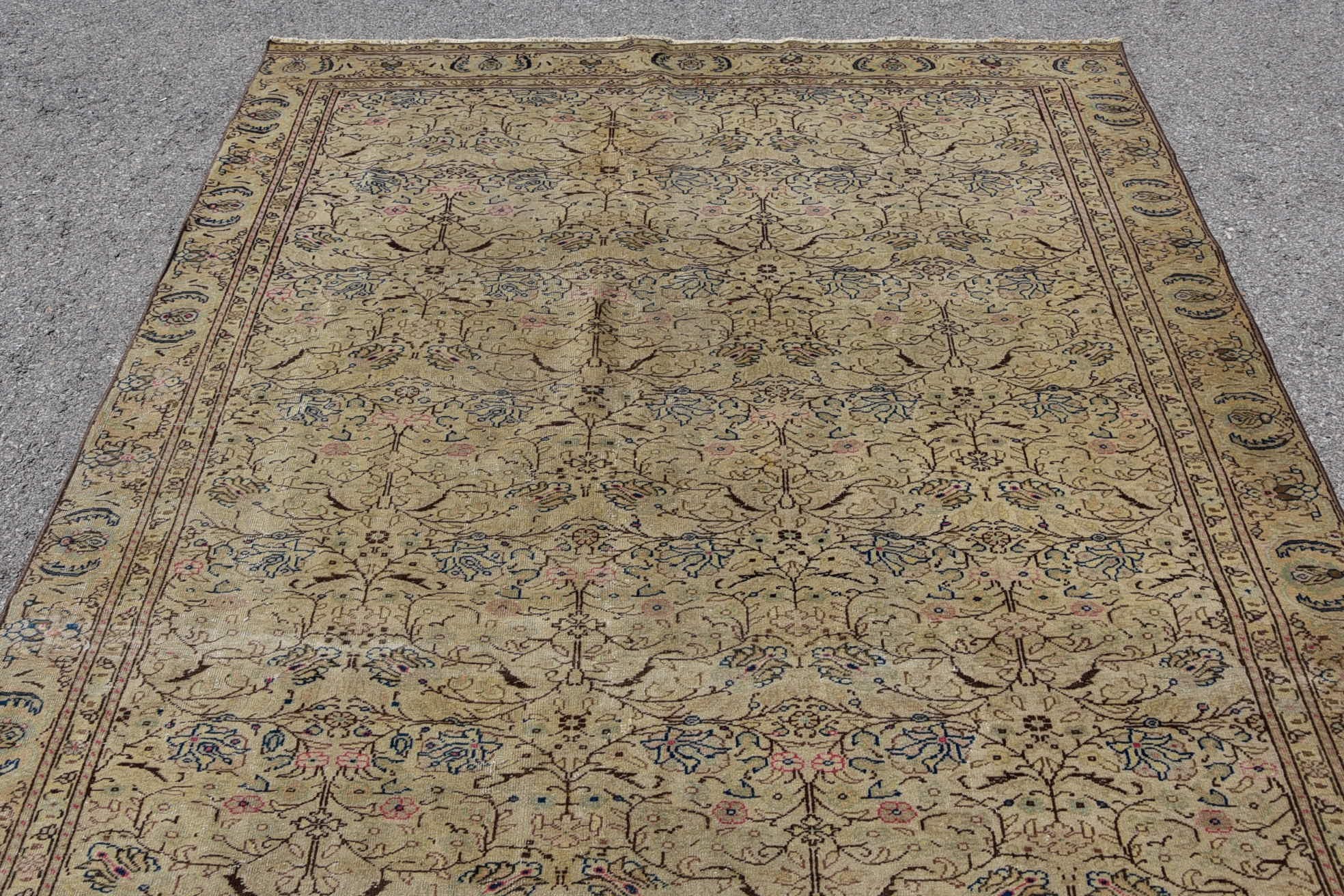 Fas Halısı, Renkli Halılar, Türk Salon Halısı Halıları, 5.9x9.3 ft Büyük Halı, Vintage Halı, Salon Halısı, Salon Halıları, Yatak Odası Halısı, Türk Halısı