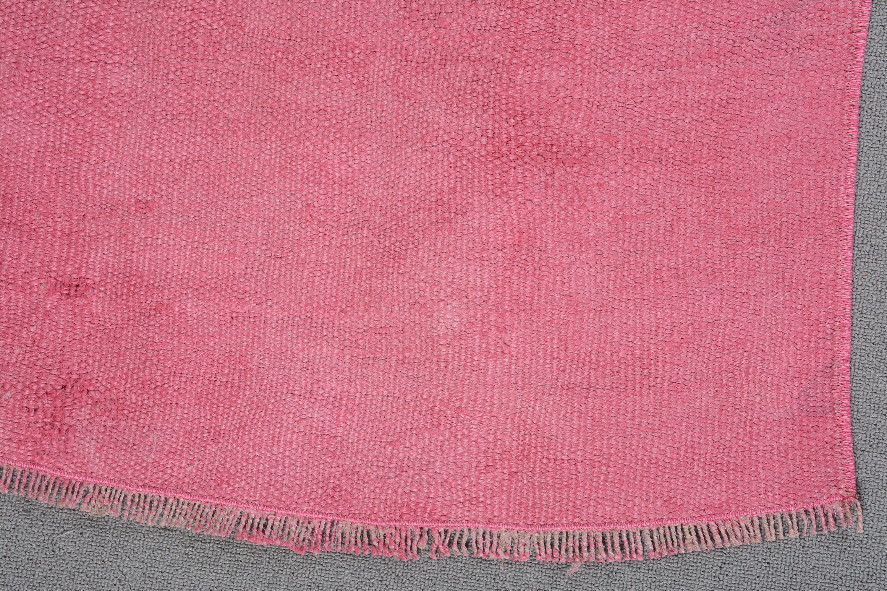 Rugs for Corridor, Corridor Rug, Outdoor Rug, 2.2x9.3 ft Runner Rug, Pink Anatolian Rug, Turkish Rug, Wool Rug, Oriental Rug, Vintage Rug