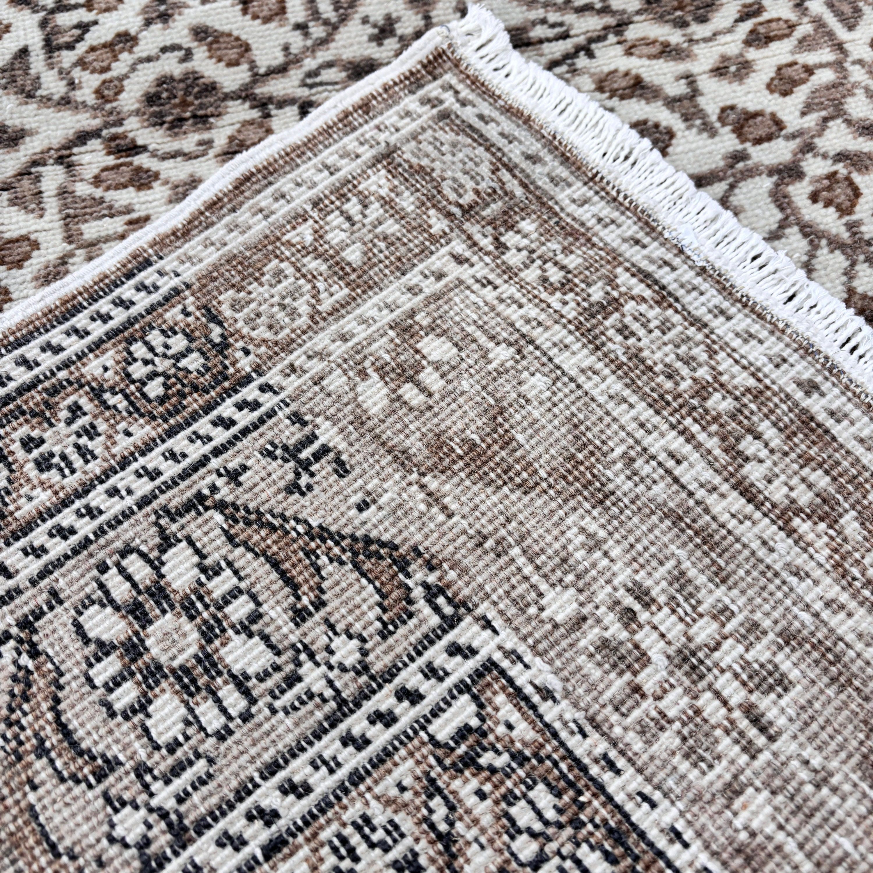 Giriş Halıları, Bej Geometrik Halılar, Ev Dekorasyonu Halısı, Türk Halıları, Boho Halıları, Vintage Halı, Oryantal Halı, Yatak Odası Halısı, 2,8x4,4 ft Küçük Halı