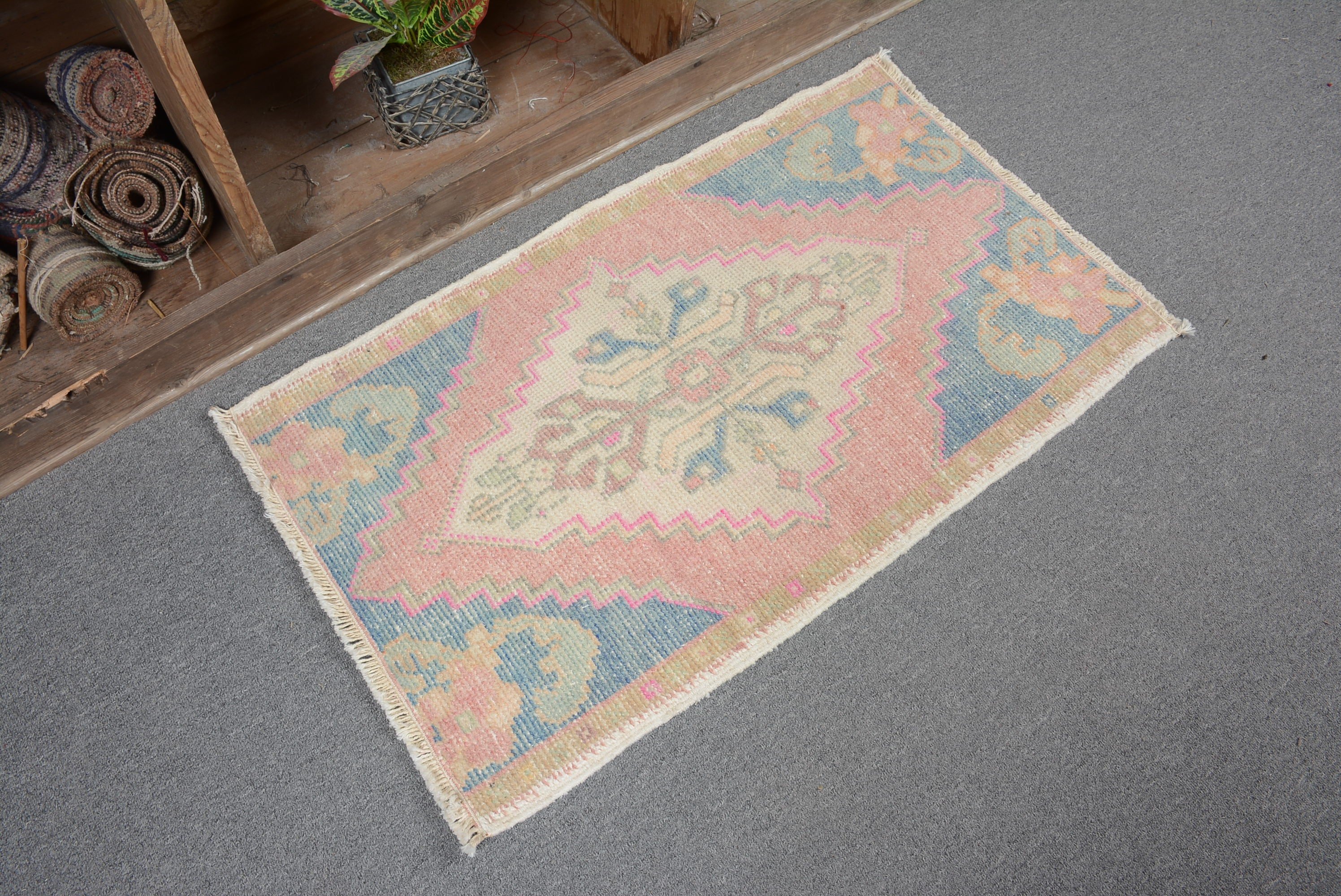 Beige Kitchen Rug, Oriental Rugs, Hand Woven Rug, Nursery Rugs, Cool Rug, Door Mat Rug, Vintage Rugs, Turkish Rug, 1.8x3.1 ft Small Rug