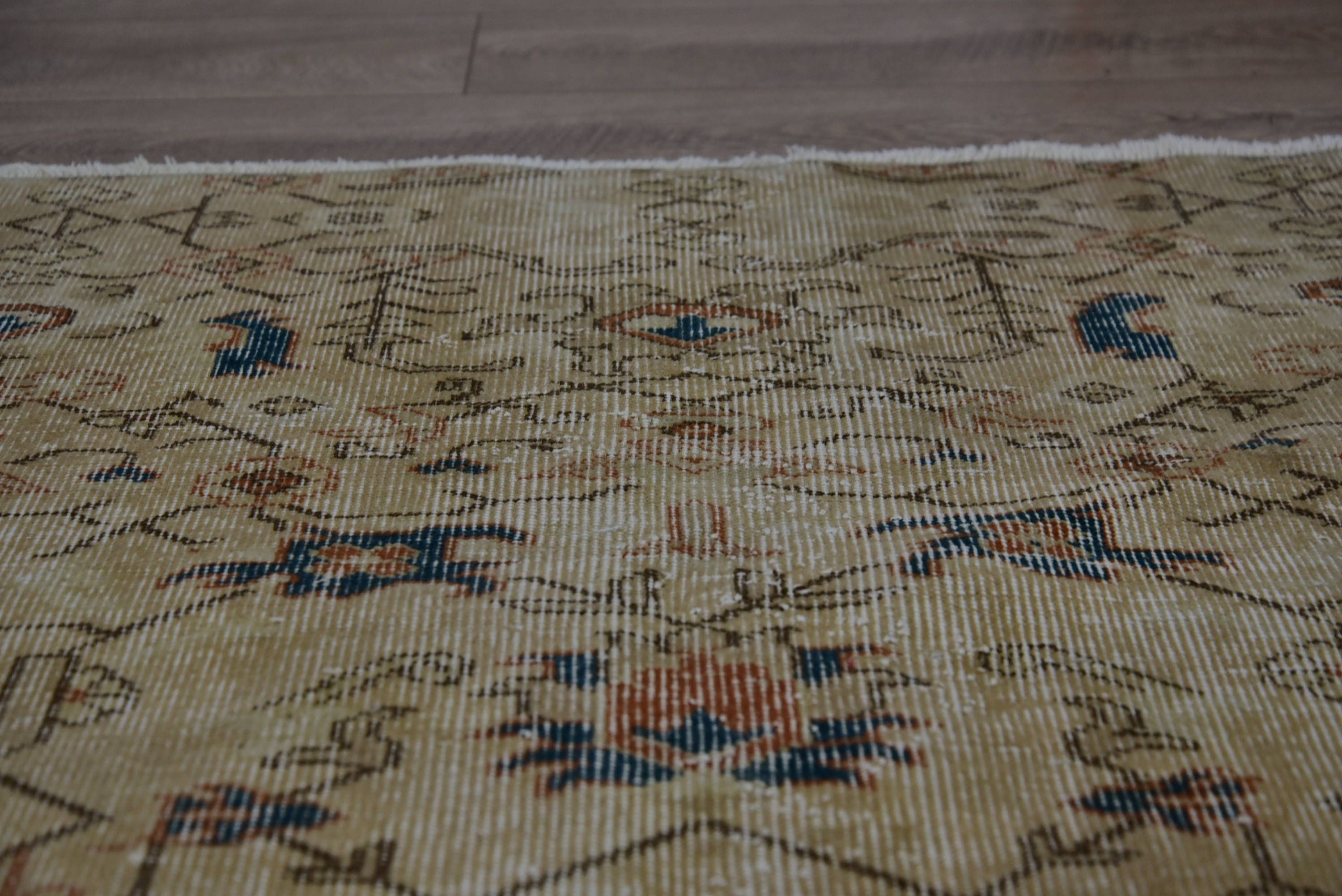 Living Room Rug, 3.7x7.2 ft Area Rug, Decorative Rug, Oriental Rug, Turkish Rug, Rugs for Bedroom, Nursery Rugs, Kitchen Rugs, Vintage Rug