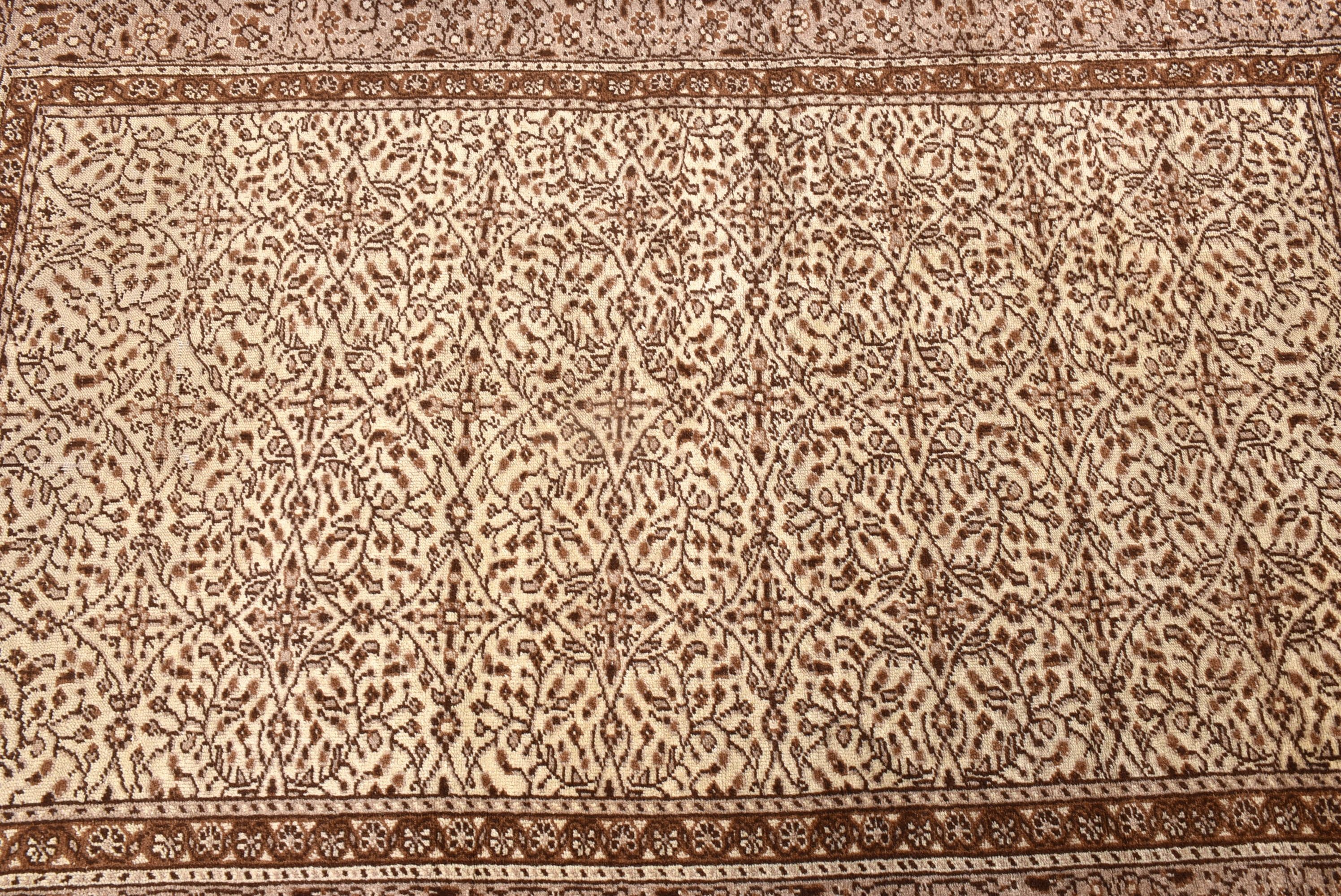 Bej Anadolu Halıları, Dekoratif Halılar, 3.6x5.5 ft Accent Halı, Türk Halıları, Modern Halılar, Vintage Halılar, Çocuk Halıları