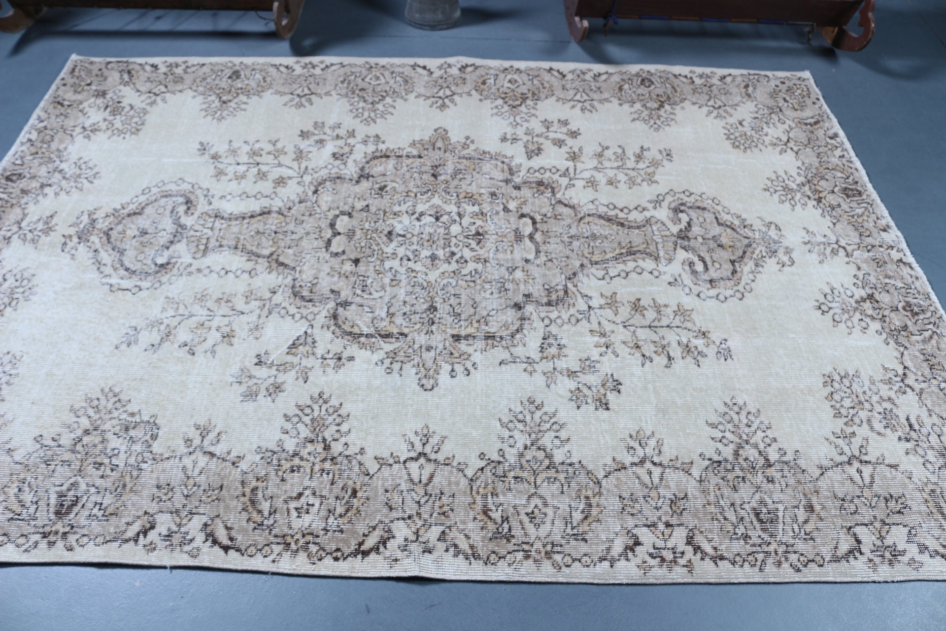 Bej Yatak odası Halı, 174x244 cm Salon Halı, Salon Halı, Türk Halı, Yatak odası Halı, Oturma odası Halı, Yatak odası Halı, Anadolu Halı