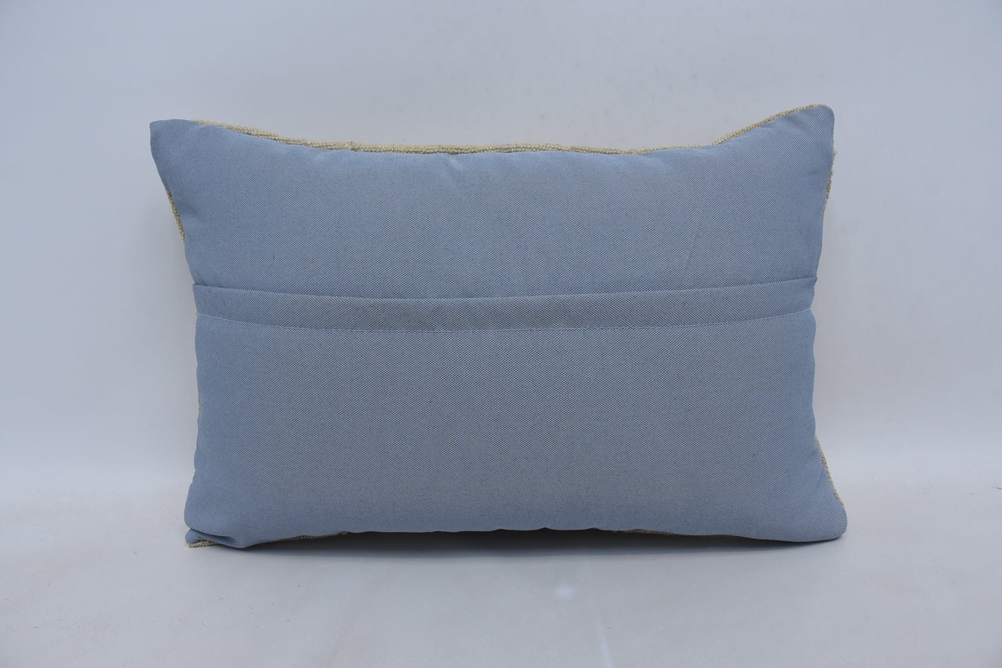 Boho Chic Cushion, Interior Designer Pillow, Boho Pillow Sham Cover, Vintage Pillow, Ethnic Pillow Case, 16"x24" Beige Pillow Cover