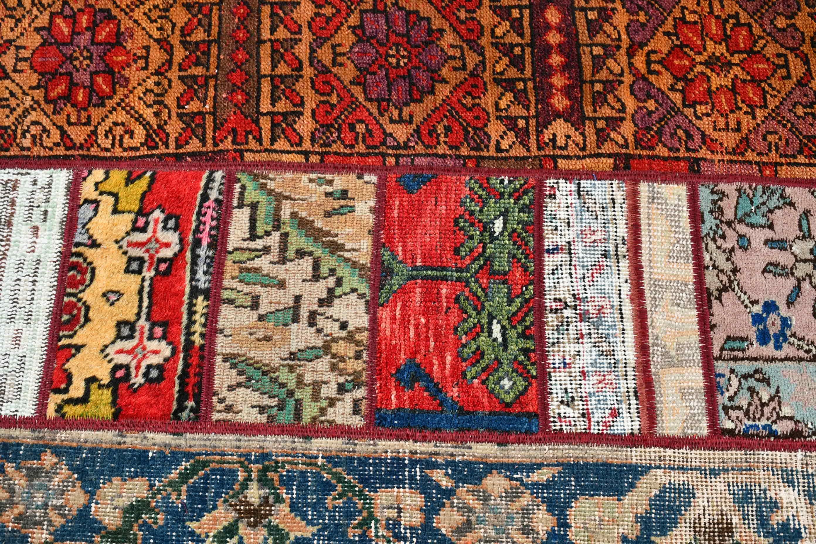 Mutfak Halısı, Aztek Halısı, Kırmızı Antika Halı, Türk Halısı, 2,5x8,1 ft Yolluk Halıları, Vintage Halı, Merdiven Halıları, Anadolu Halısı, Koridor Halısı