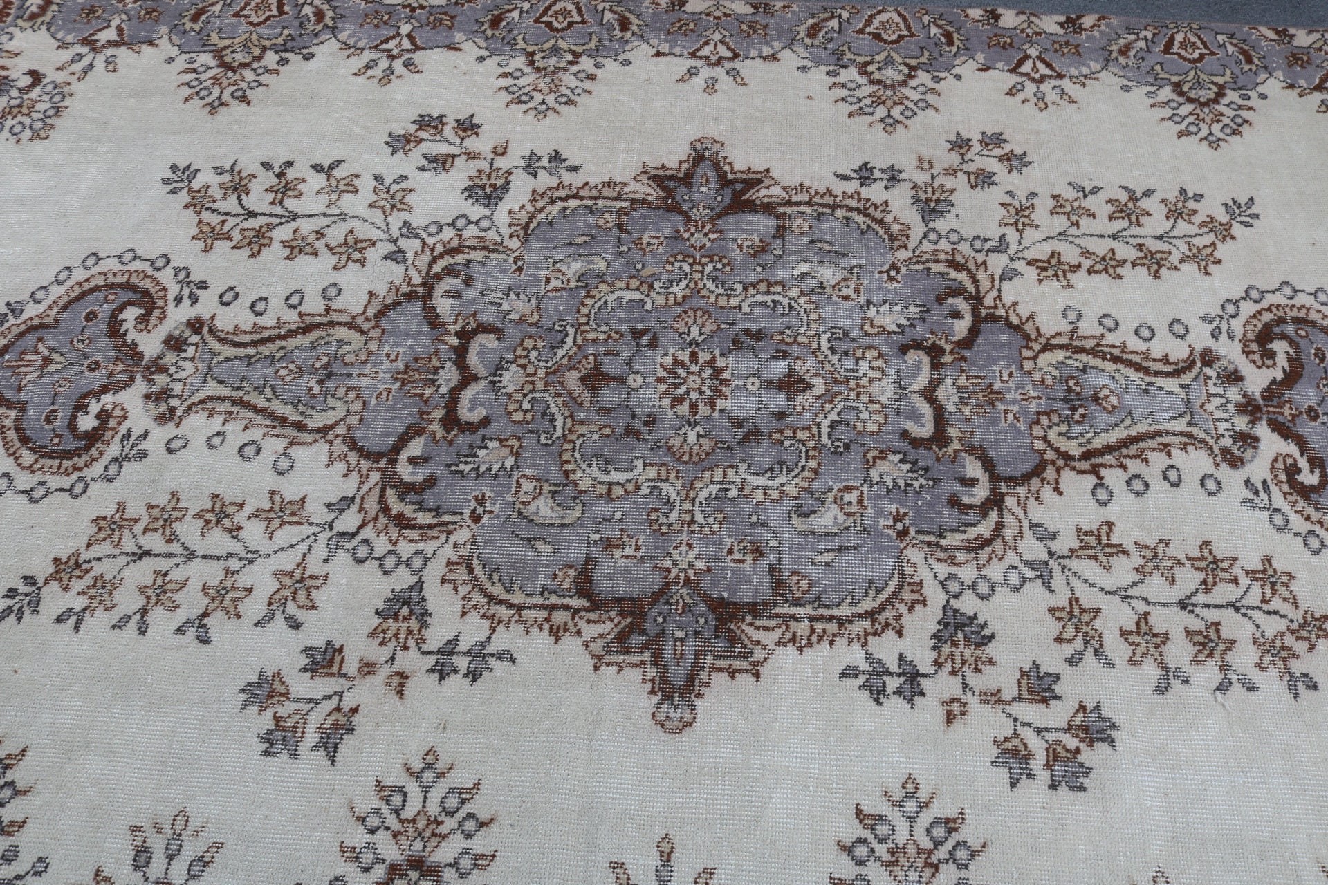 Estetik Halılar, Büyük Boho Halı, Türk Halısı, 5,2x8 ft Büyük Halı, Havalı Halılar, Yemek Odası Halısı, Vintage Halılar, Bej Mutfak Halısı, Açıklama Halısı