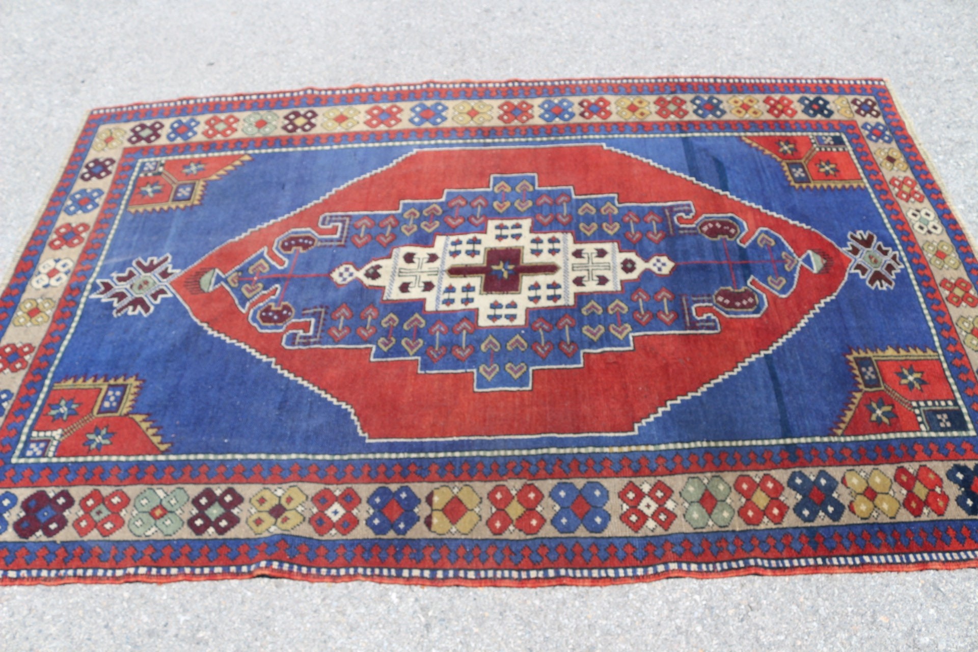 Antre Halı, Mutfak Halı, Yatak odası Halı, Anadolu Halı, 136x216 cm Oturma odası Halı, Oturma Odası Halı, Mavi Yün Halı, Nostaljik Halı