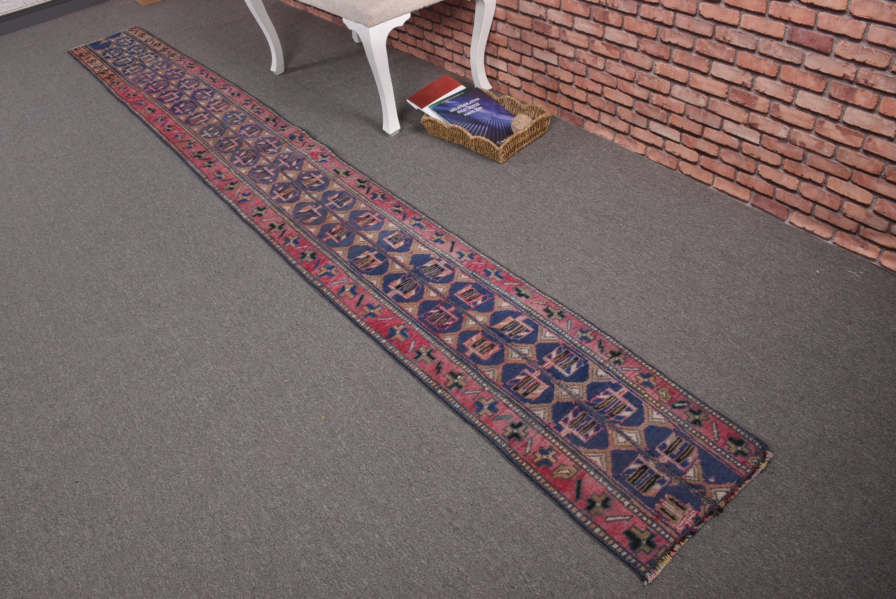 Yatak Odası Halıları, Mavi Ev Dekorasyonu Halısı, Boho Halıları, Düz Dokuma Halısı, Vintage Halıları, Koridor Halısı, 1.2x11.8 ft Runner Halıları, Mutfak Halısı, Türk Halıları