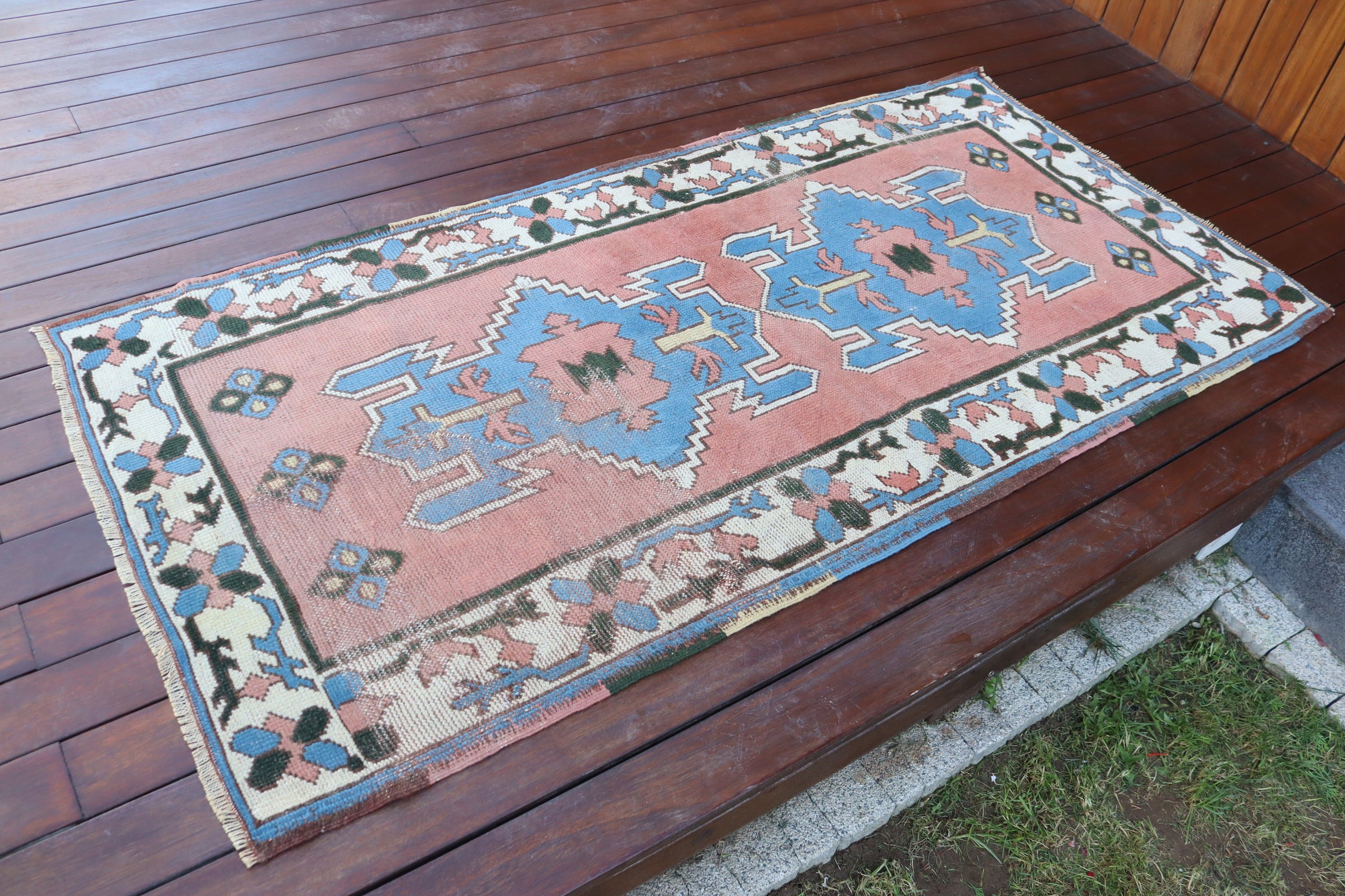 2.8x6 ft Aksan Halı, Antika Halı, Giriş Kilimleri, Vintage Halılar, Türk Halıları, Çocuk Halıları, Nötr Halılar, Pembe Boho Halı, Etnik Halılar