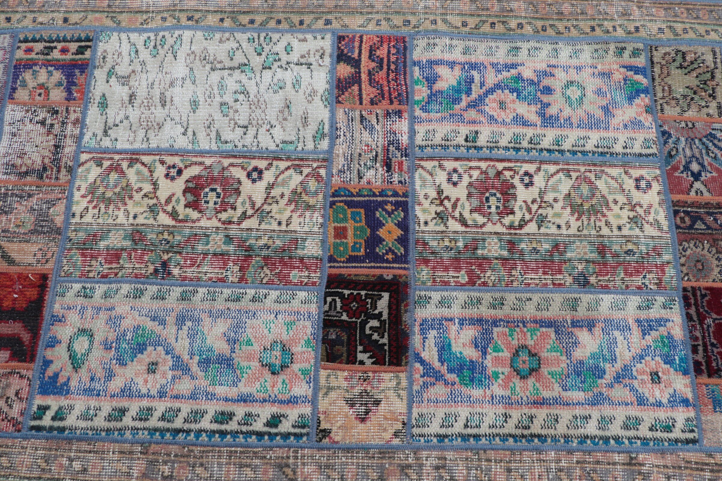 Giriş Halıları, Çocuk Odası Halıları, Yeşil 3,1x5,2 ft Vurgulu Halılar, Yatak Odası Halısı, Vintage Halılar, Havalı Halı, Türk Halısı, Soyut Halı