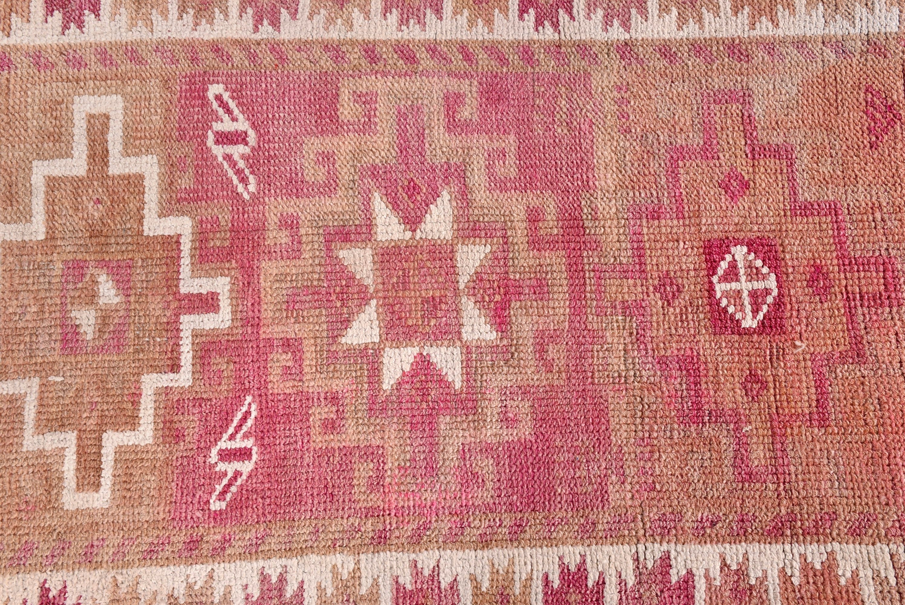 2.7x10.3 ft Runner Rug, Cool Rugs, Turkey Rug, Stair Rugs, Wool Rugs, Vintage Rugs, Long Runner Rugs, Orange Statement Rugs, Turkish Rug