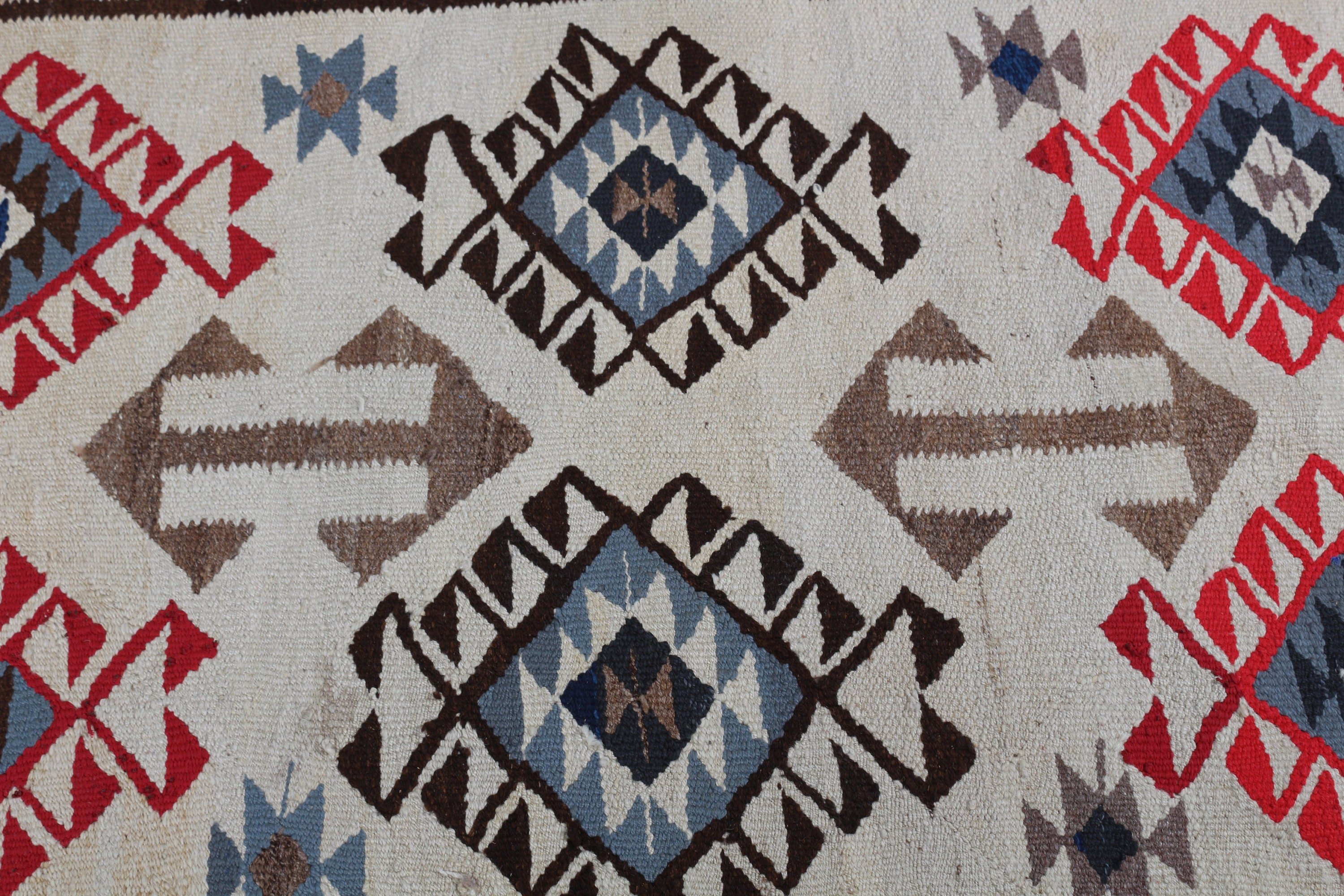 Mutfak Kilim, Bej Serin Kilim, Mutfak Kilim, Yolluk Kilim, Antik Kilim, Nostaljik Kilim, Mutfak Kilim, 109x401 cm Yolluk Kilim