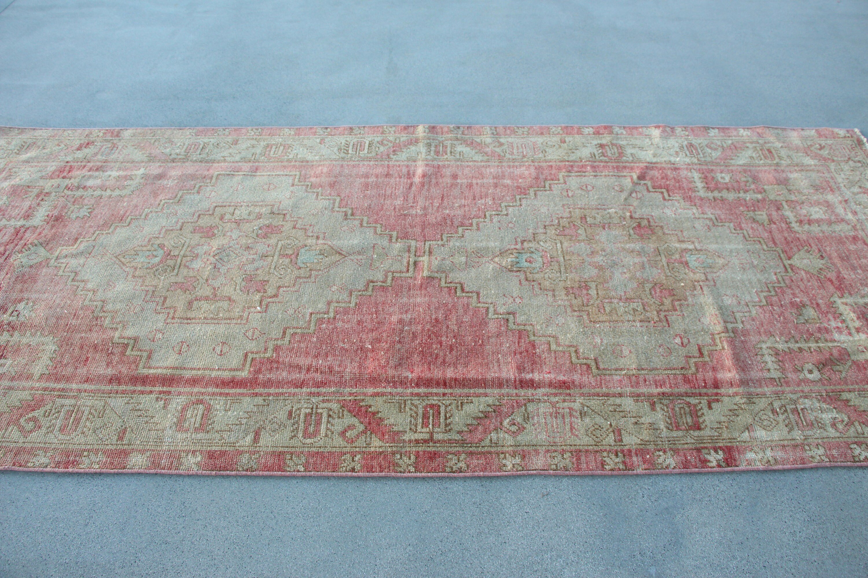 Oturma Odası Halıları, Pembe Yer Halıları, Türk Halıları, Vintage Halı, Mutfak Halısı, Pastel Halı, Havalı Halı, Yatak Odası Halıları, 4x9,4 ft Alan Halısı